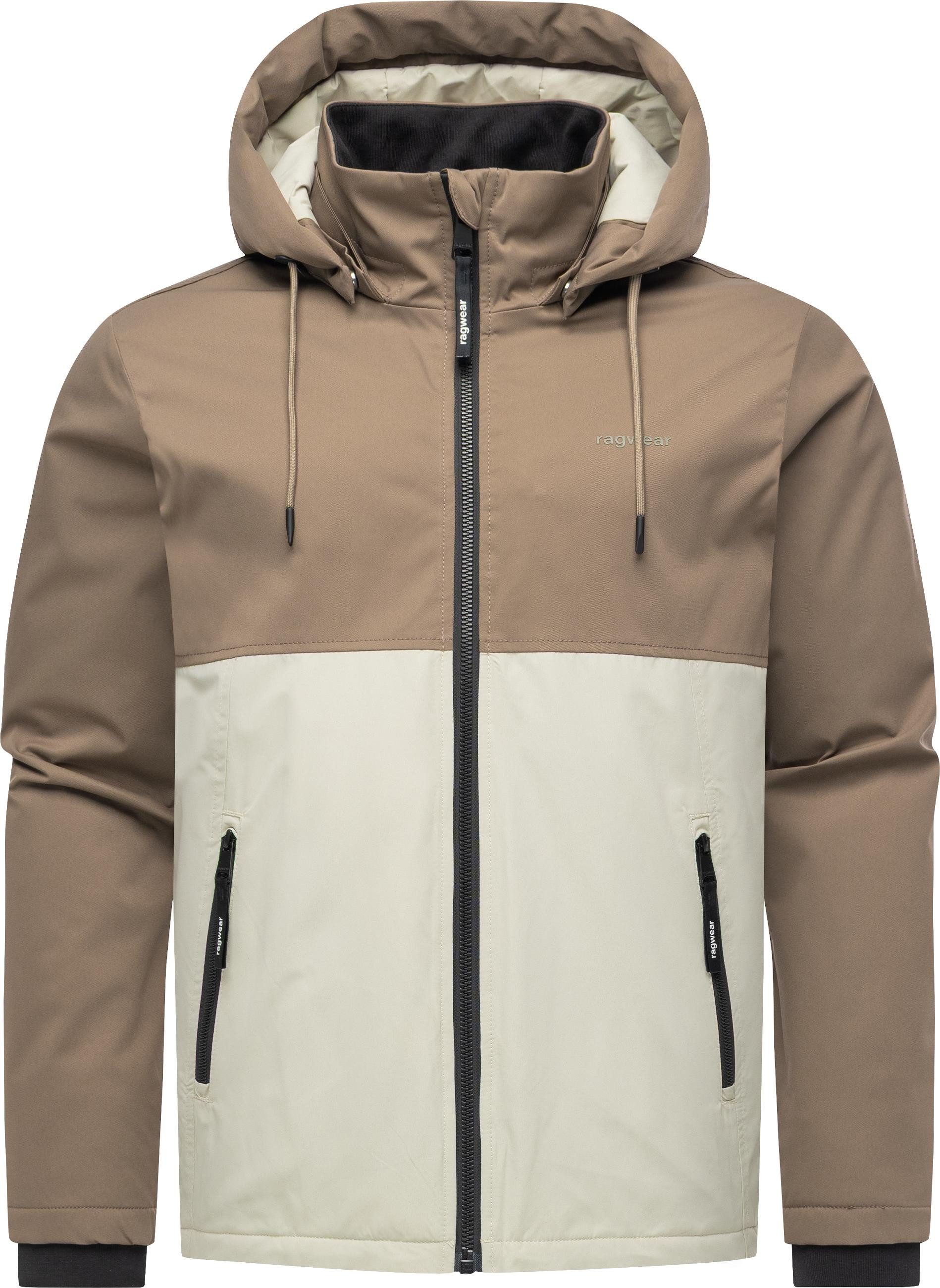 Ragwear Funktionsjacke Roaan Wasserdichte leichte Winterjacke mit Kapuze