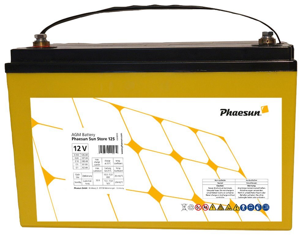 Victron Energy AGM Sun Store 125 Solarakkus (12 V)