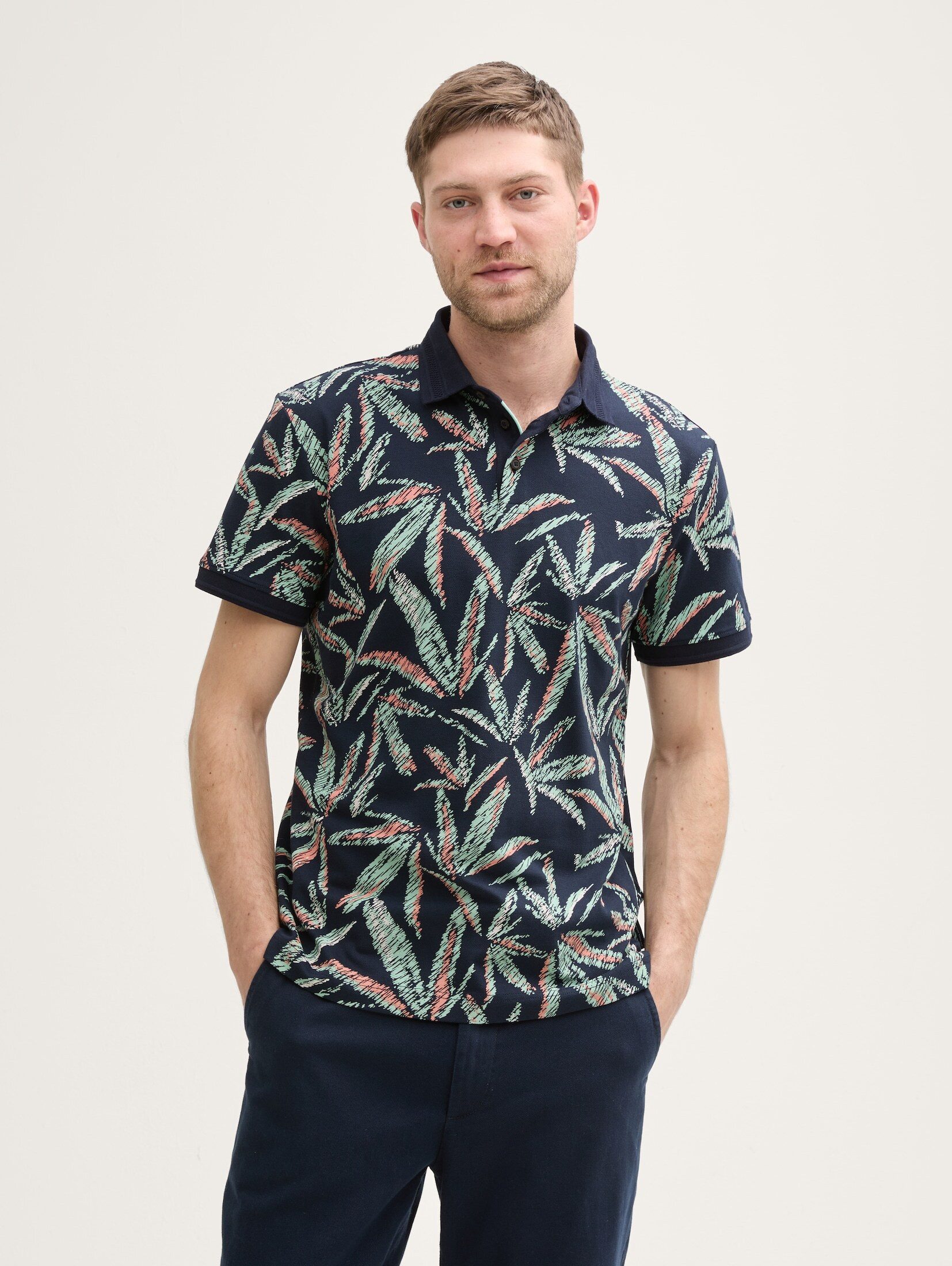 TOM TAILOR Poloshirt Piqué Poloshirt mit günstig online kaufen
