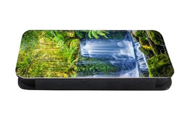 MuchoWow Handyhülle Dschungel - Wasserfall - Australien - Pflanzen - Natur, Handyhülle Telefonhülle Apple iPhone Xs