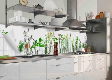 MySpotti Küchenrückwand fixy Amea, (1-tlg), selbstklebende und flexible Küchenrückwand-Folie