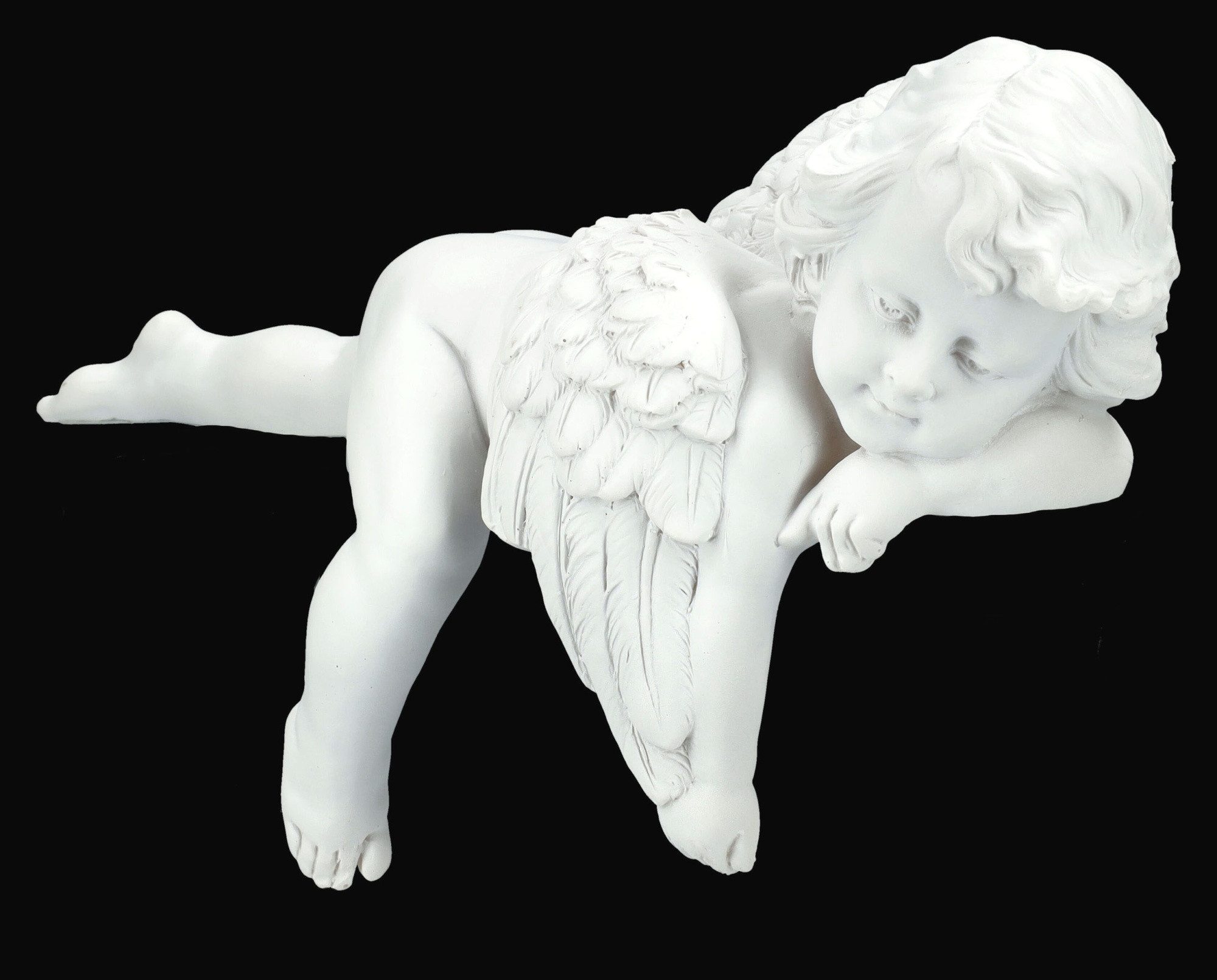 Figuren Shop GmbH Kantenhocker Engel Figur – Kantenhocker Statue Deko Engel günstig online kaufen