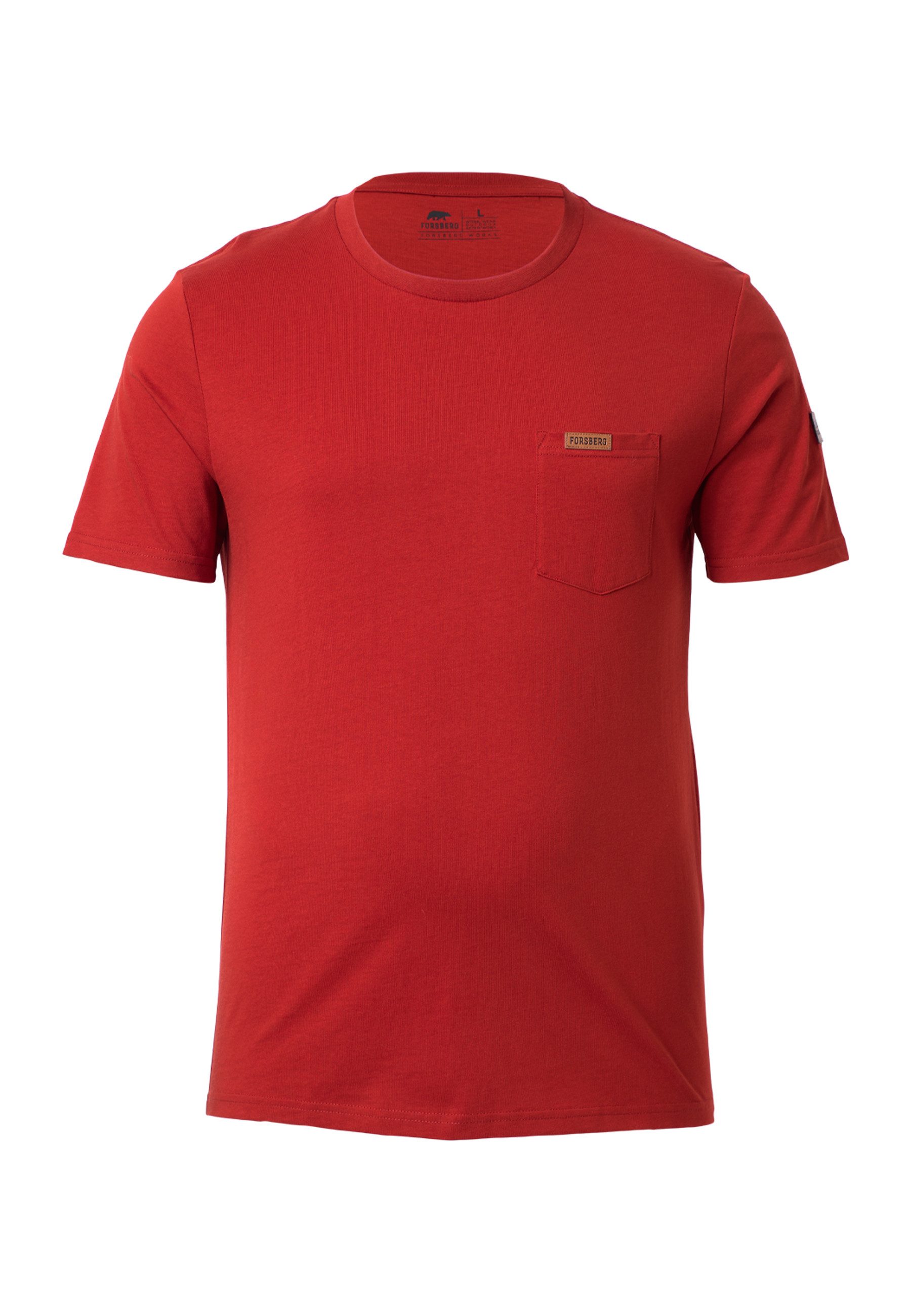 FORSBERG T-Shirt mit Brusttasche günstig online kaufen