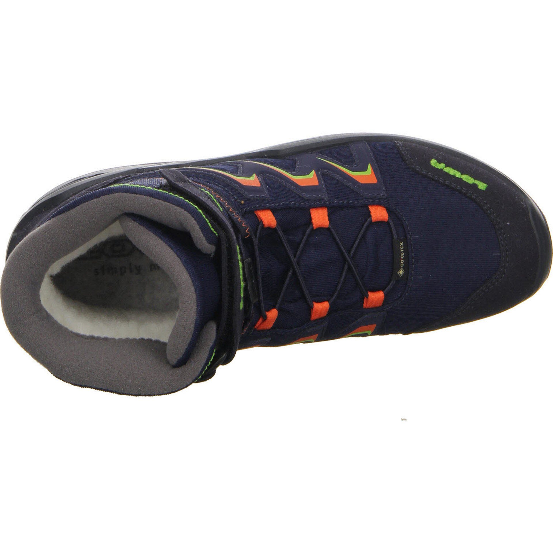 Jungen Textil Stiefel Stiefel Lowa Maddox navy/orange Schuhe GTX Warm Boots