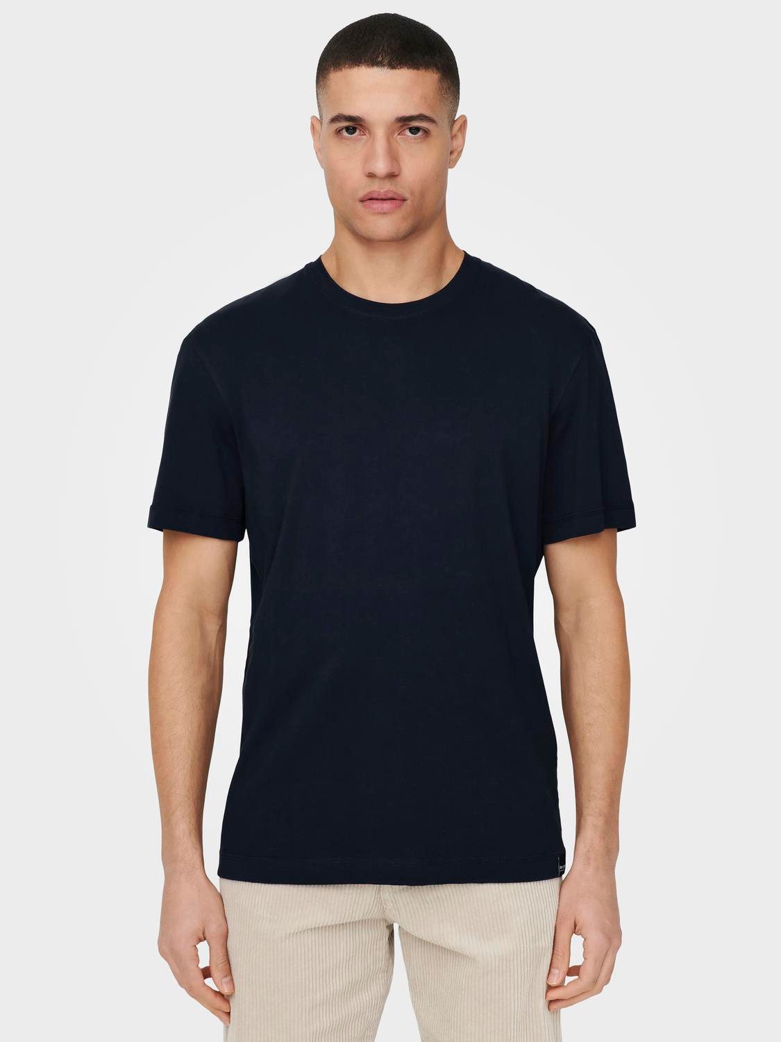 ONLY & SONS T-Shirt 2er-Set Rundhals günstig online kaufen