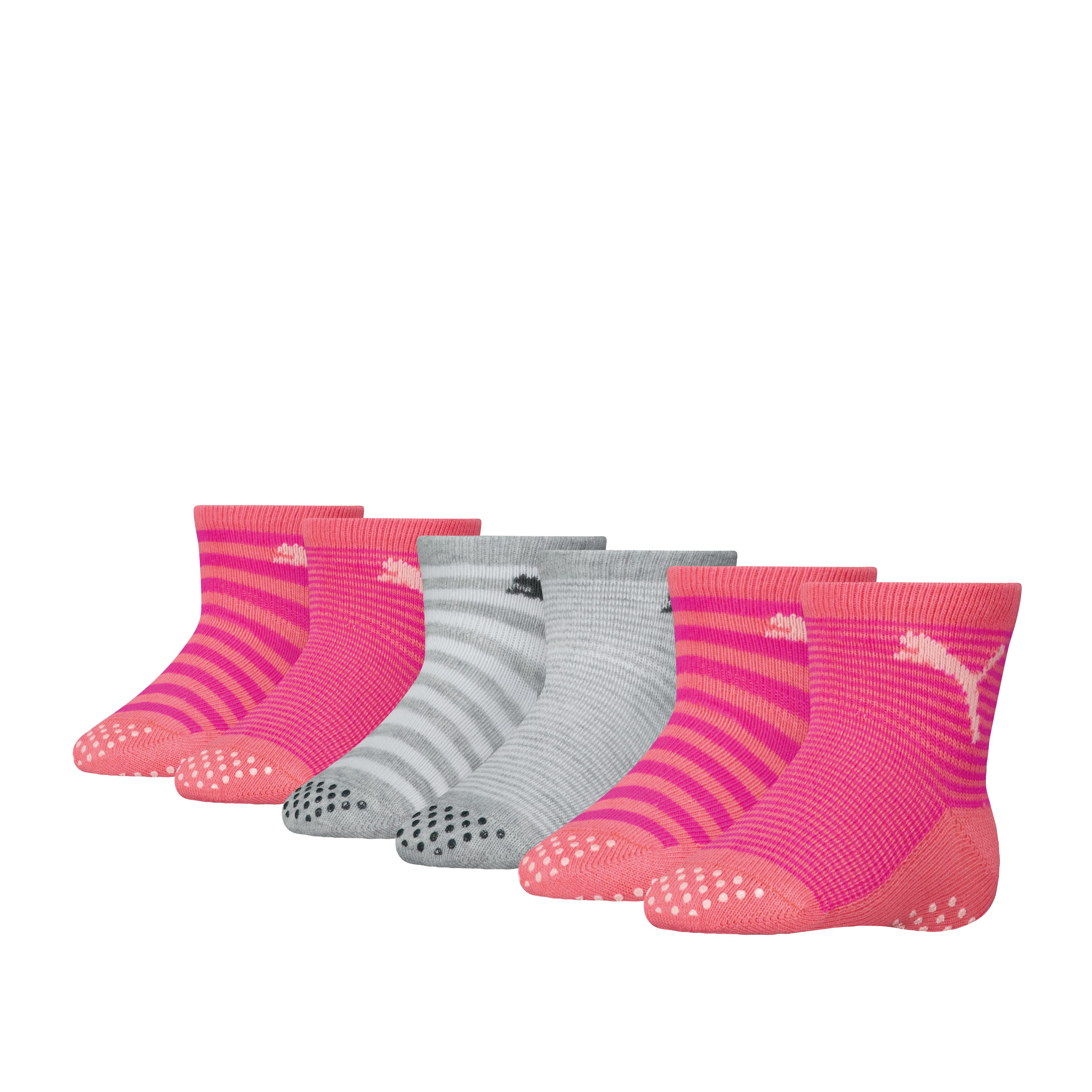 PUMA Socken PUMA BABY ABS SOCKS 6P ECOM (6 Paar) Anti-Rutsch Sohle