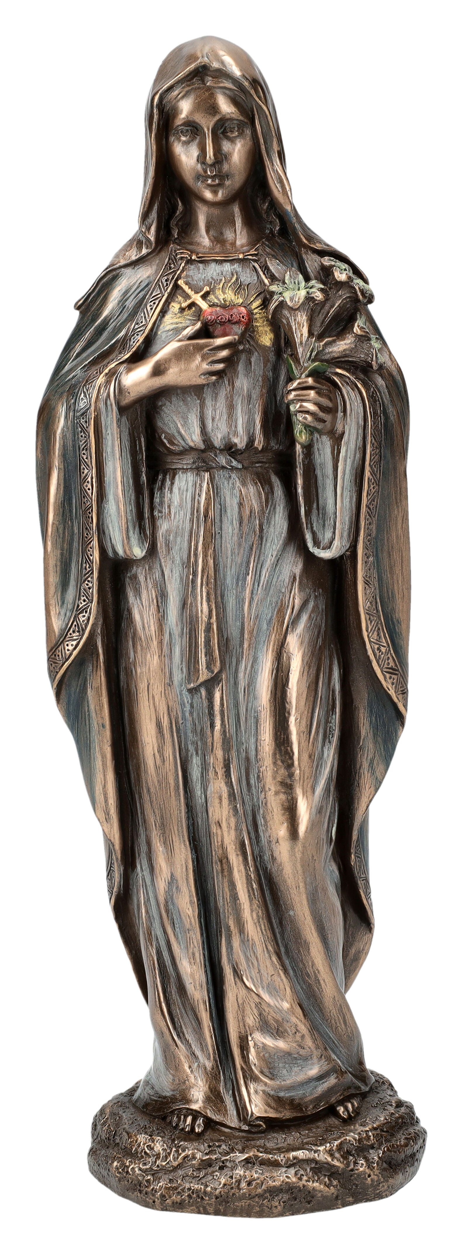 Figuren Shop GmbH Dekofigur Madonna Figur - Unbeflecktes Herz Maria - Veron günstig online kaufen