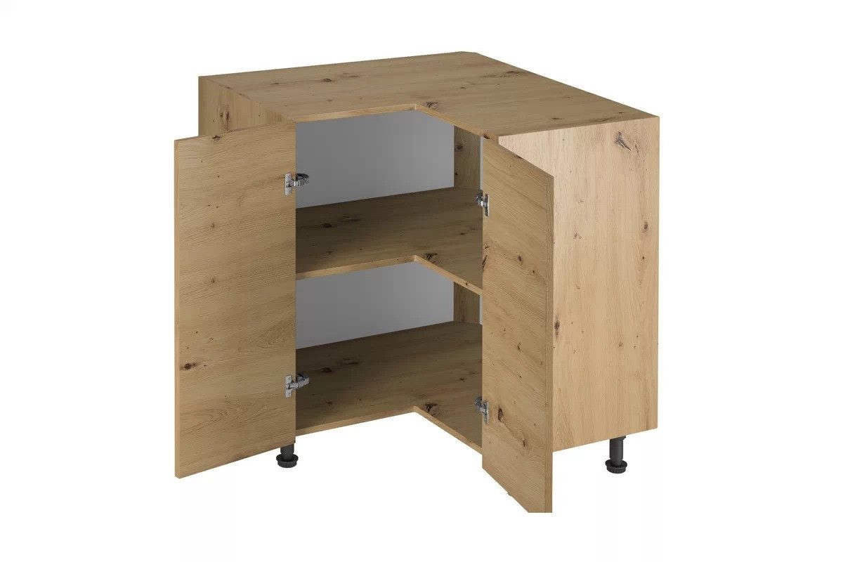 ROYAL24_MARKT Eckunterschrank - Platzsparender Eckunterschrank für günstig online kaufen