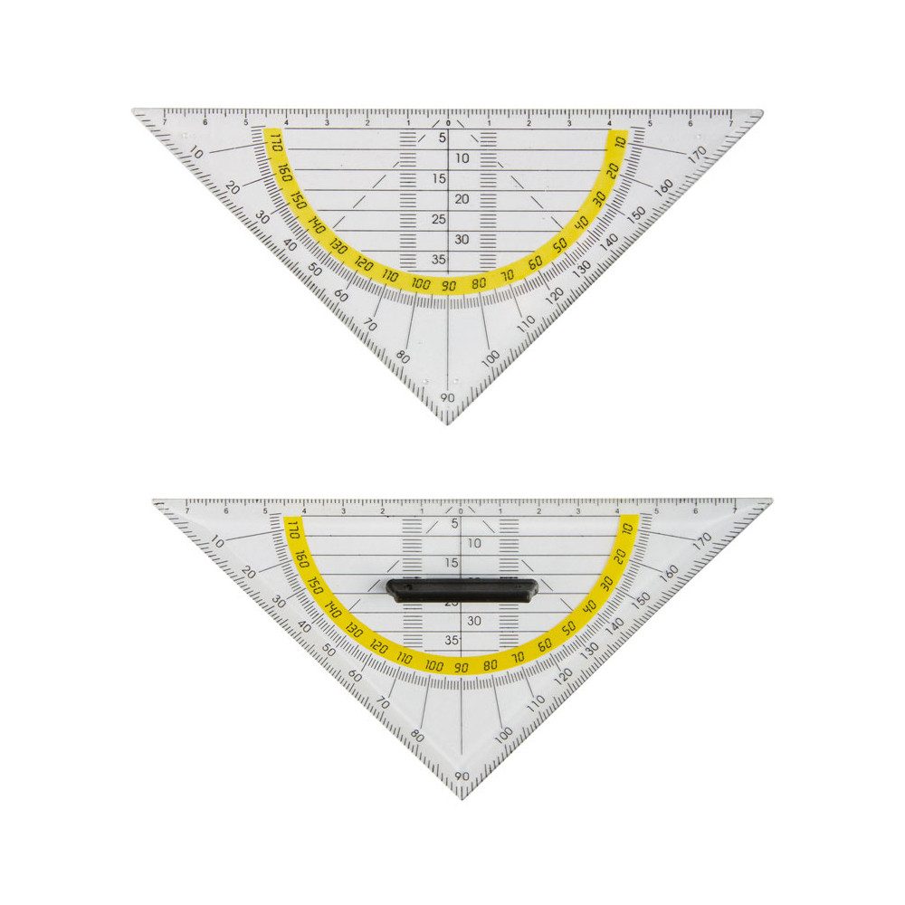 MICA Geodreieck Geodreiecke - 2er Set - 2x 14 cm