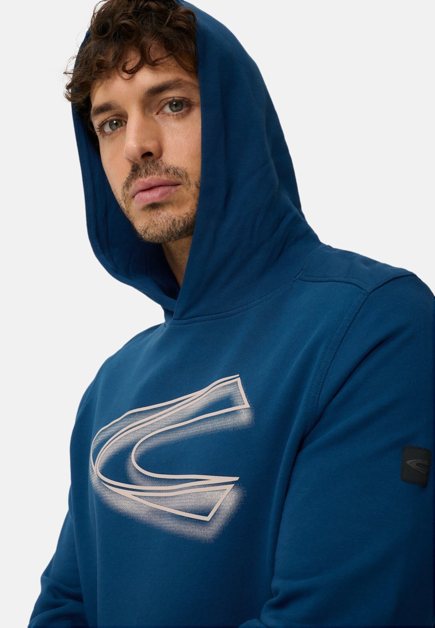 camel active Kapuzensweatshirt mit Kapuze Langarm (1-tlg) – Bild 4 von 5