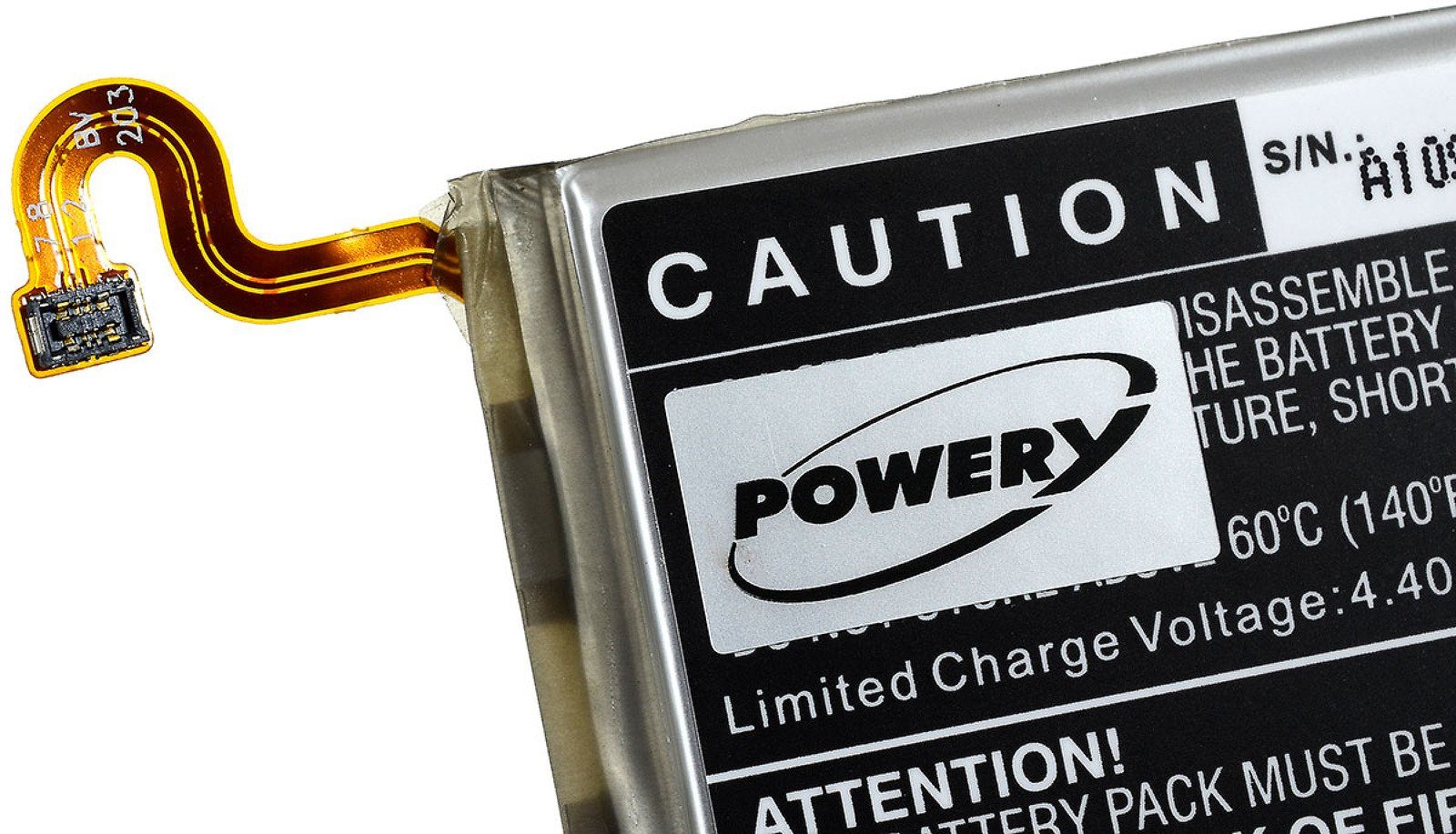 Powery Akku für Samsung Smartphone-Akku (3.85 S9 V) Galaxy 3000 mAh