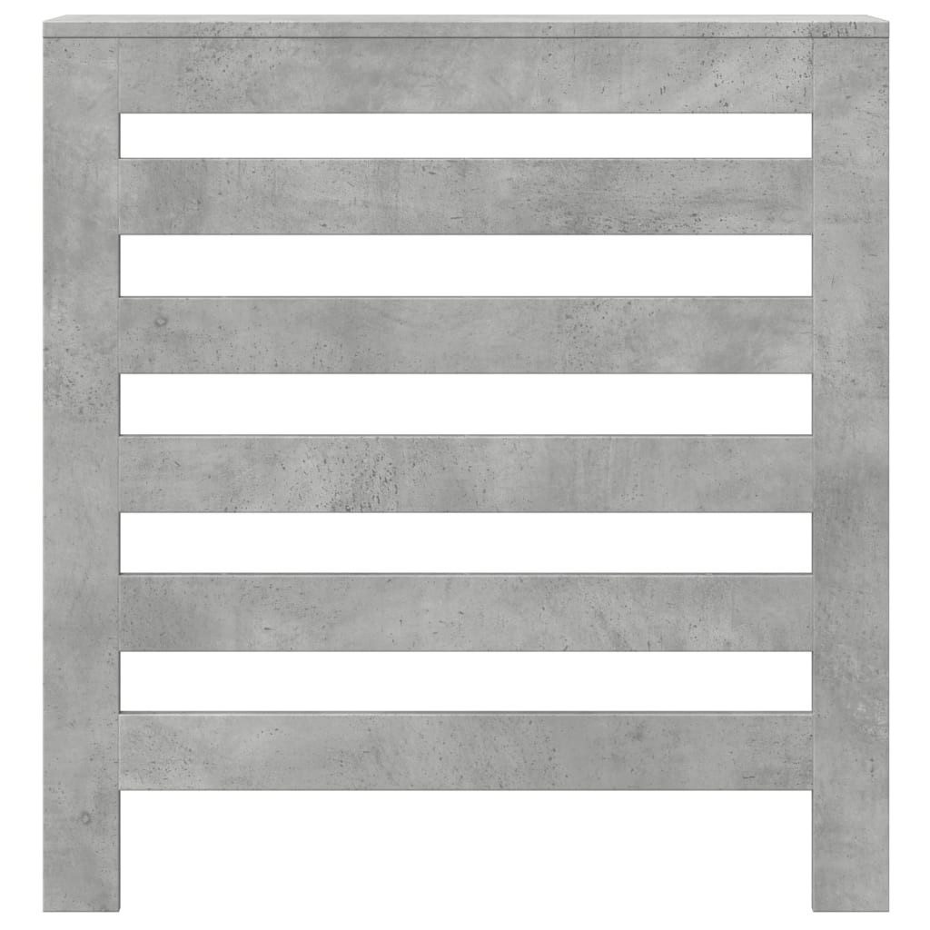 vidaXL Heizungsverkleidung 78 x 20 x 82 cm Heizkörperverkleidung Betongrau 78x20x82 cm Spanplatte