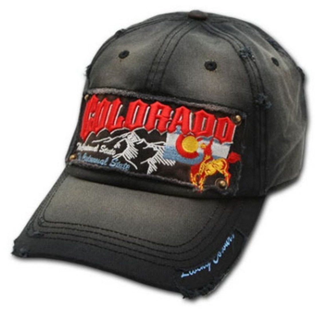 Living Colours Baseball Cap Colorado Used Look