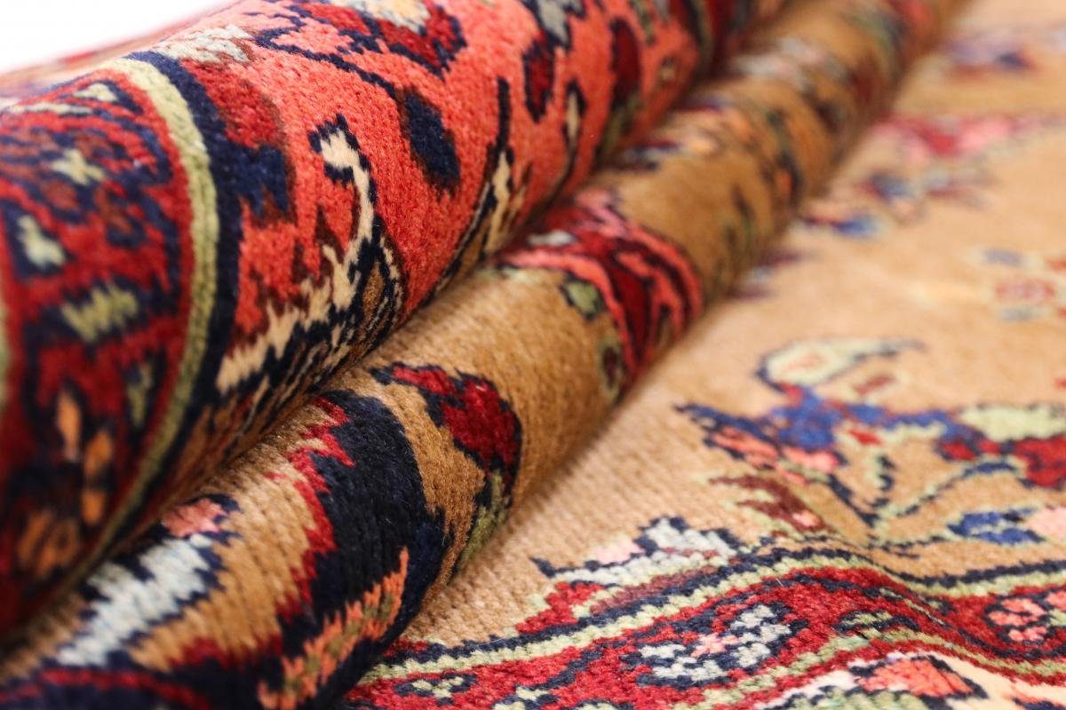 Orientteppich Hamadan Orientteppich Nain Handgeknüpfter rechteckig, Perserteppich, 124x221 Trading, 8 / Höhe: mm