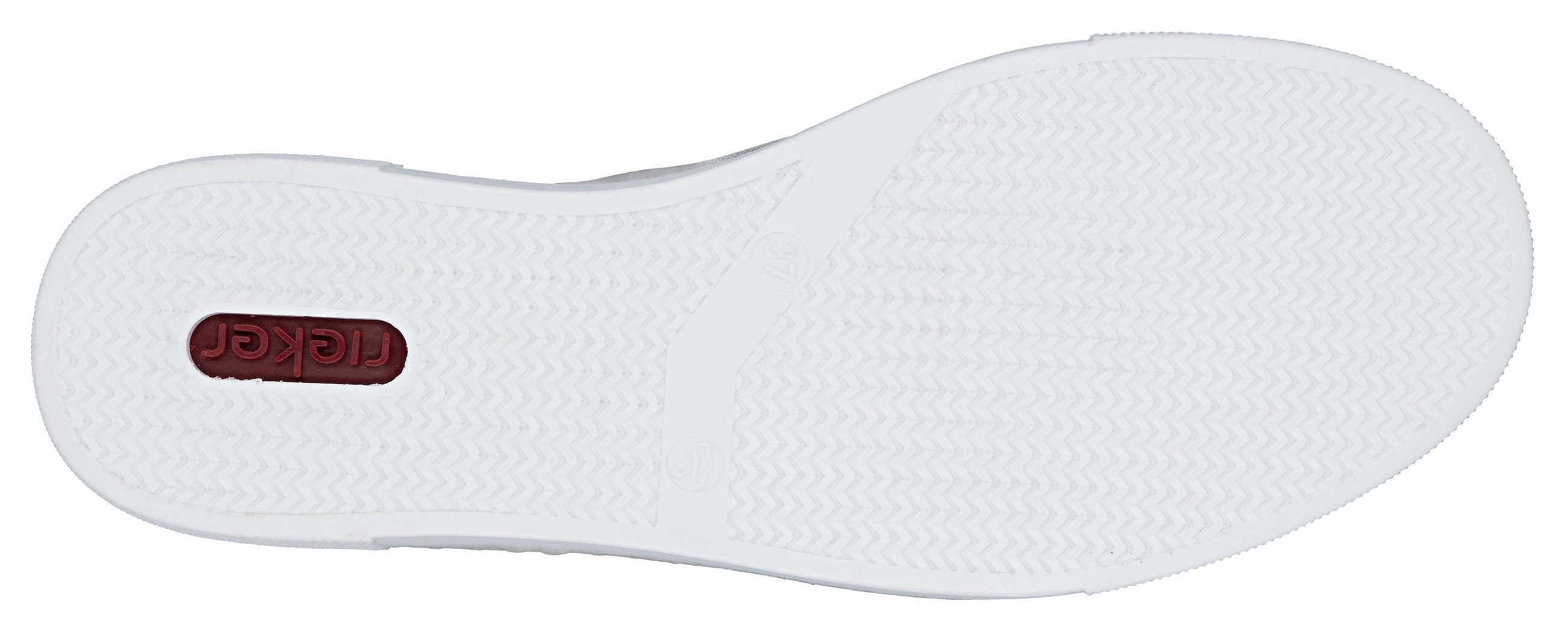 Rieker Sneaker, Freizeitschuh, Halbschuh, Schnürschuh mit Plateausohle
