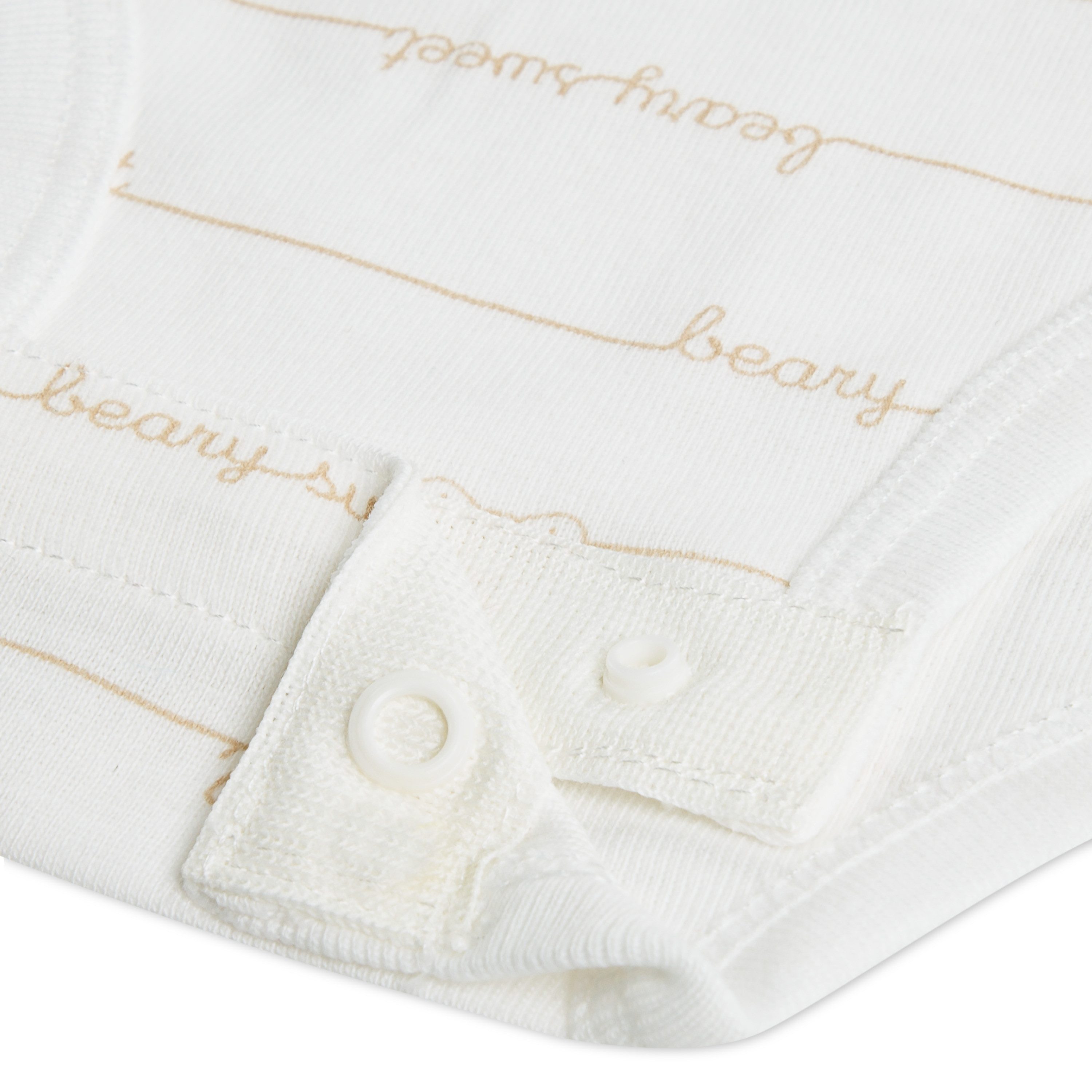 HUGGIES babywear Langarmbody HUGN 3 PK BODYSUIT (Packung, 3-tlg) aus Baumwolle, Bärchendessins