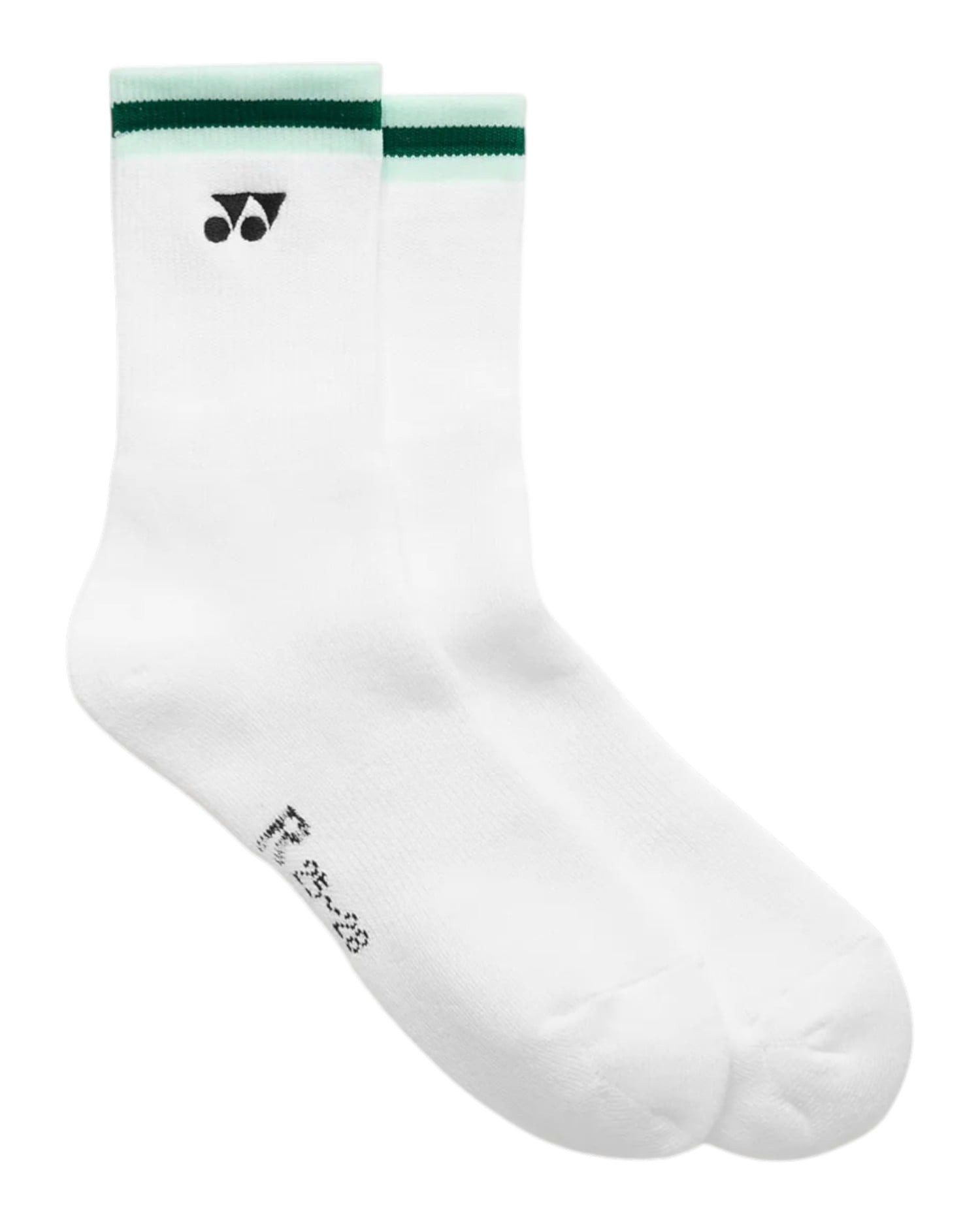 Yonex Sportsocken Crew 19252 Stripe 2026 weiss/eisblau - 1 Paar