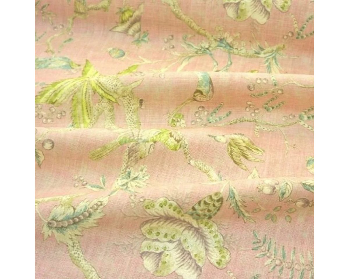 Thumbnail - Stofferia Stoff Dekostoff Englisches Leinen Lotherwood Mallow, Breite 140 cm, Meterware