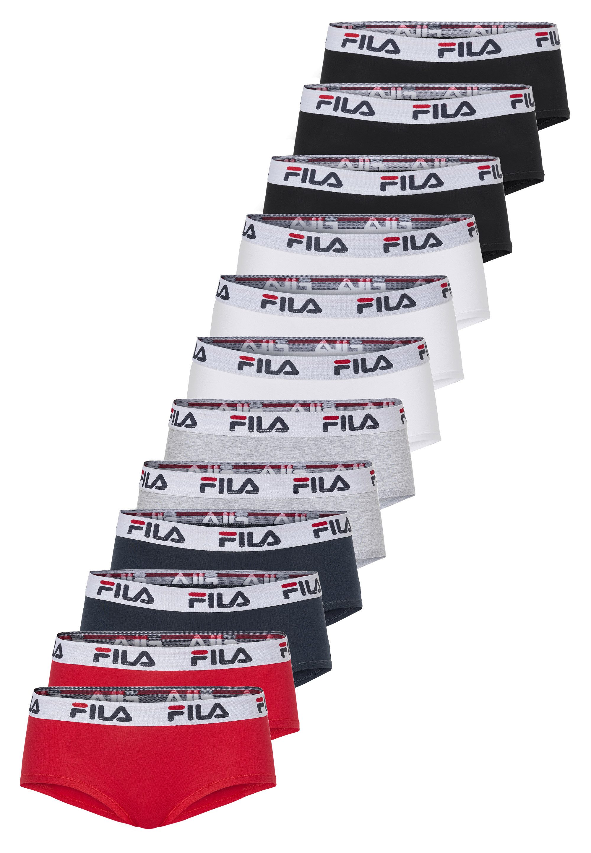 Fila Panty CULOTTE im 12ER-PACK (12-St) 12-er Pack mit elastischem Logo-Bund
