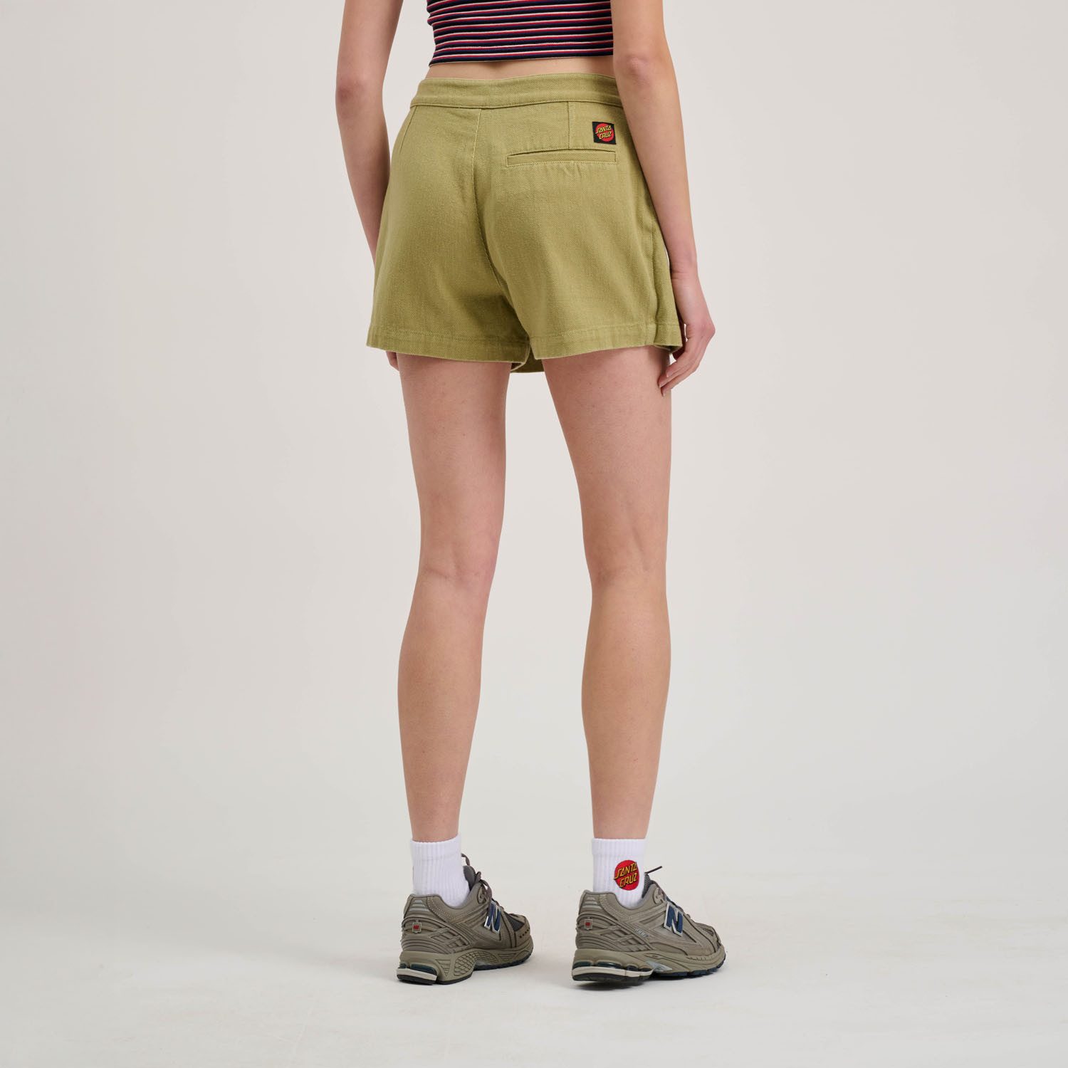 Santa Cruz Shorts CLASSIC LABEL SKORT sportlicher Stil, für Erwachsene, aus Baumwolle und Polyester