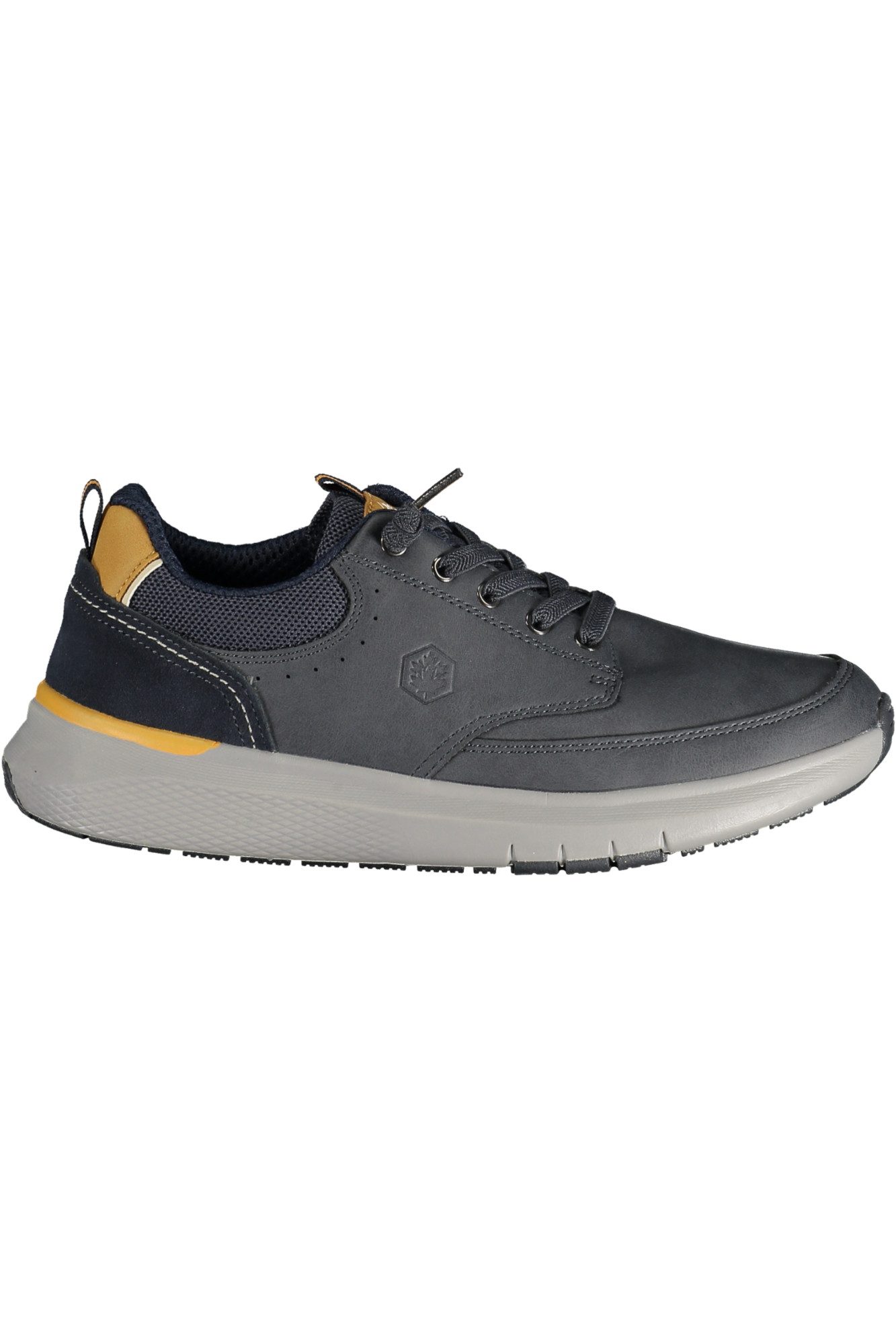 LUMBERJACK Sneaker Sportlicher Herrenschuh in Blau mit braunen