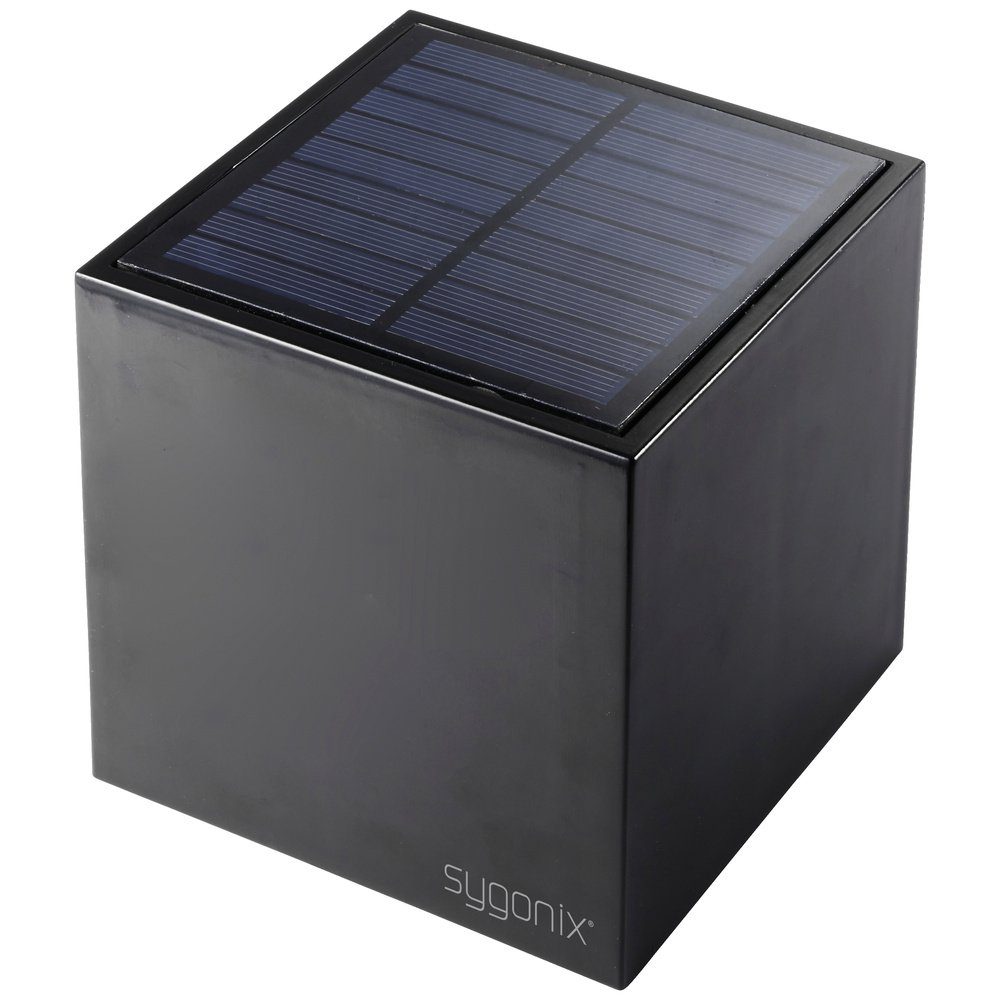 Sygonix Außen-Wandleuchte Sygonix SY-5499356 Solar-Außenwandleuchte SMD LED 0.9 W Schwarz
