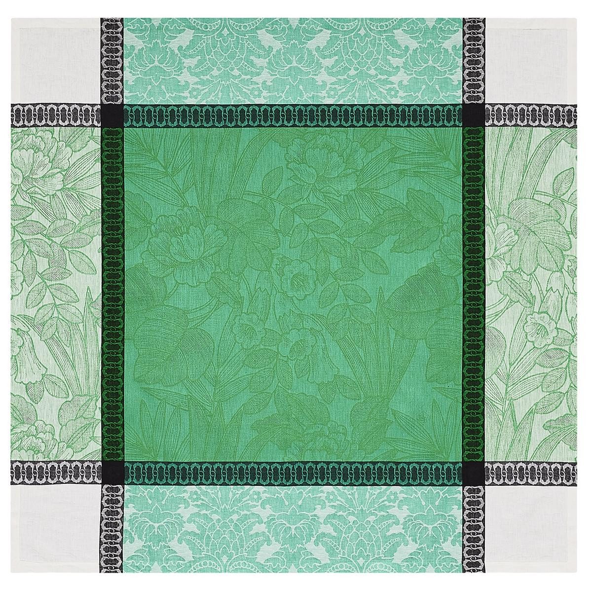 Le Jacquard Francais Tischdecke Le Jacquard Français Tischwäschekollektion Escapade Tropicale, jacquard-gewebt