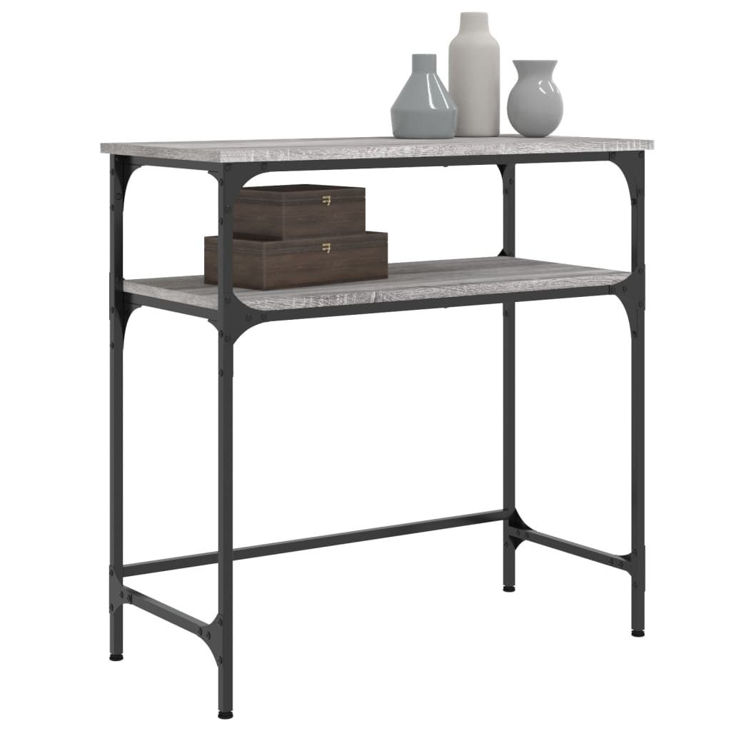 vidaXL Beistelltisch Konsolentisch Grau Sonoma 75x35,5x75 günstig online kaufen