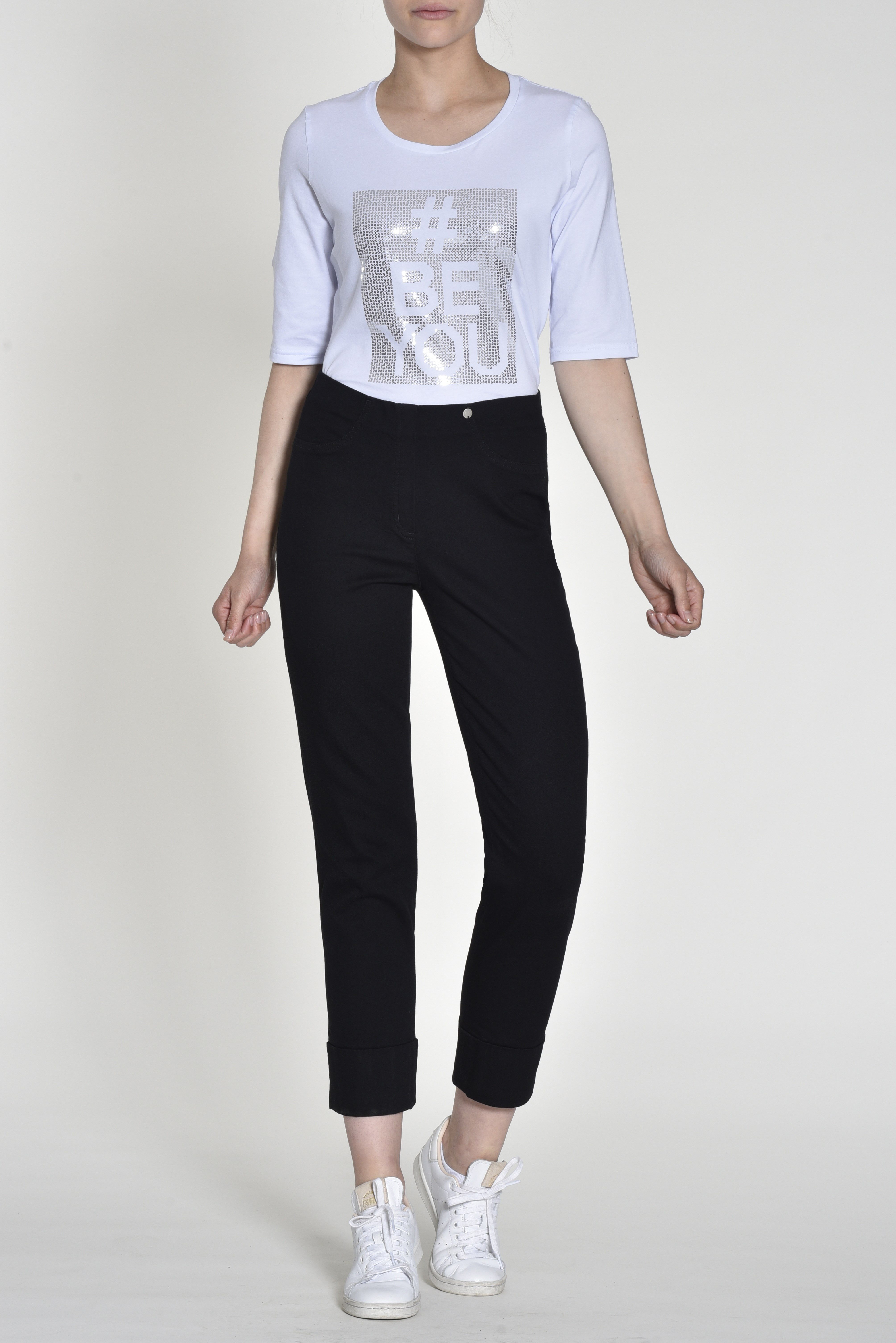 ROBELL Stoffhose BELLA 7/8 Bengaline-Stoffhose günstig online kaufen