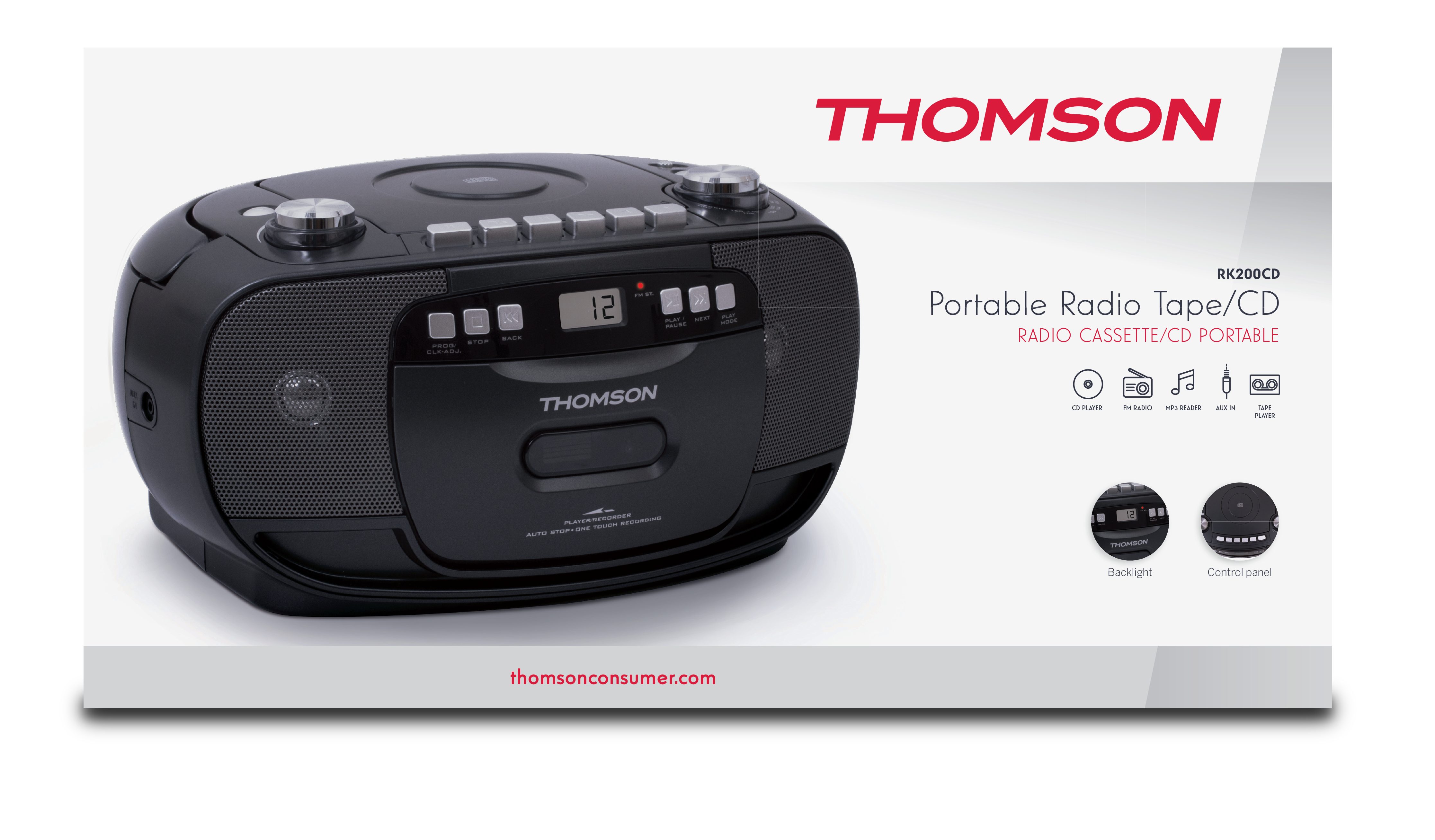 Thomson Thomson CD-Radio RK200CD CD-Radiorecorder