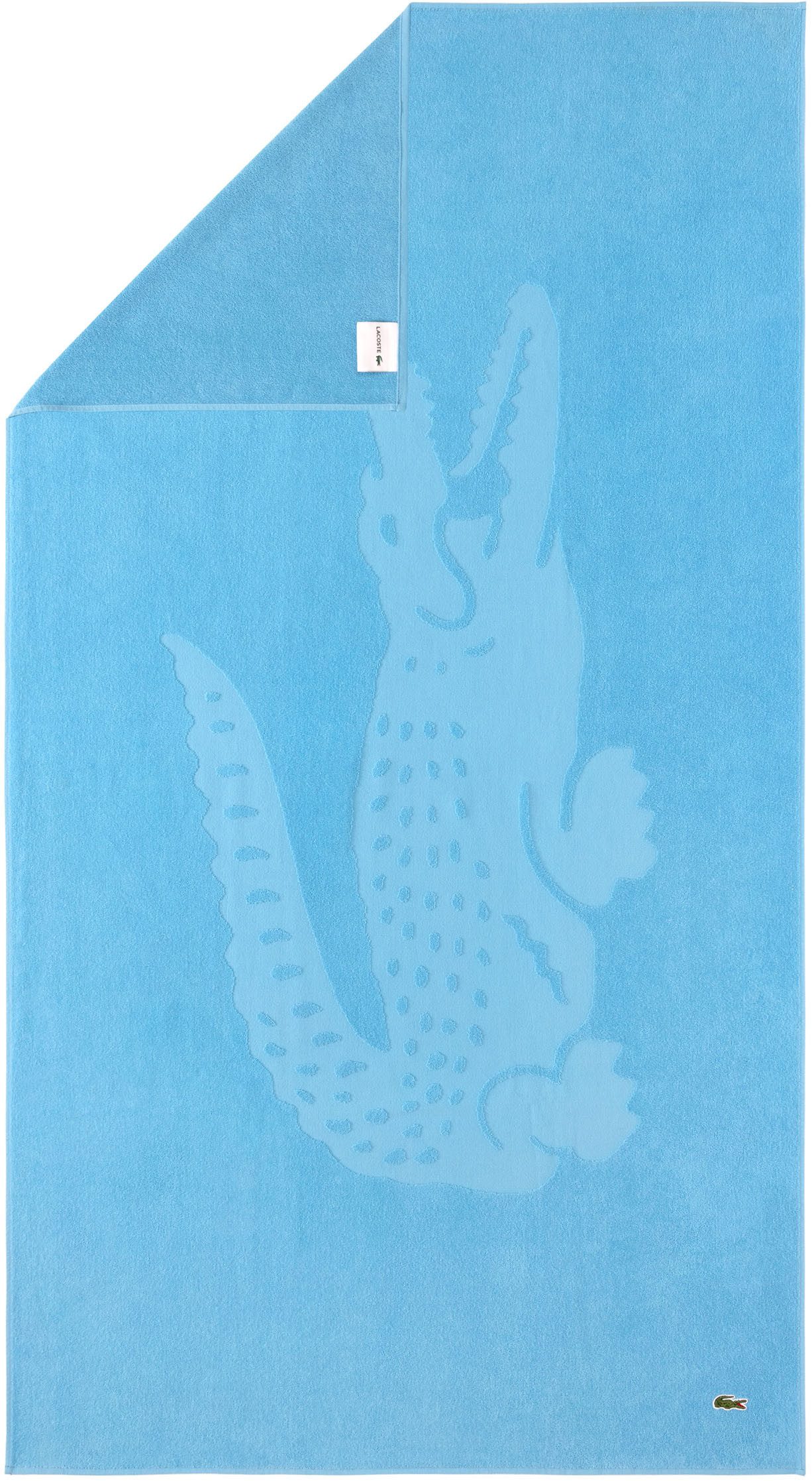 Lacoste Strandtuch LSPORT, Frottier (1-St), mit Label-Applikationen