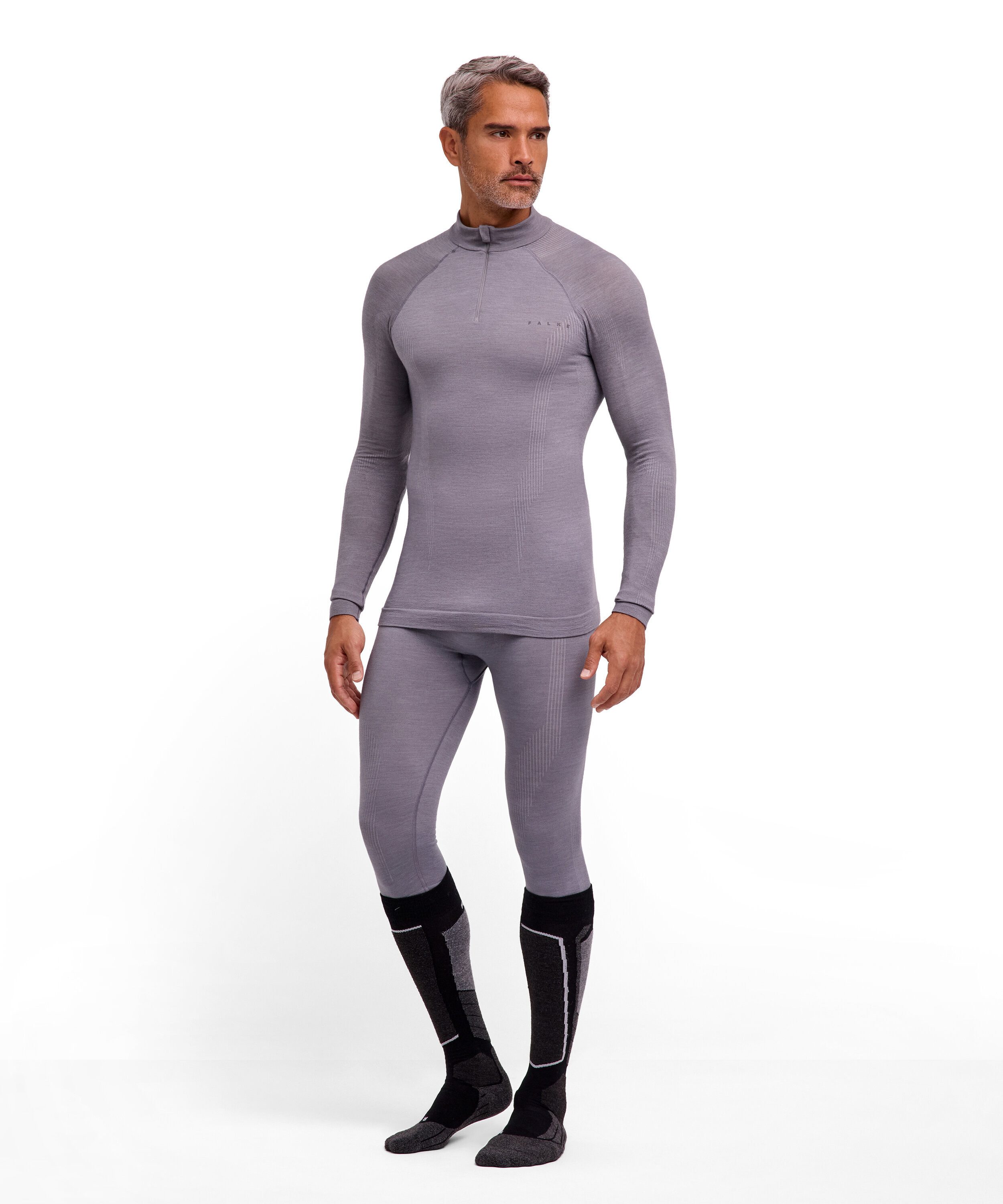 FALKE Funktionsshirt FALKE Underwear - Langarmshirt Wool-Tech (1-tlg., 1) aus Merinowolle für kalte bis sehr kalte Temperaturen