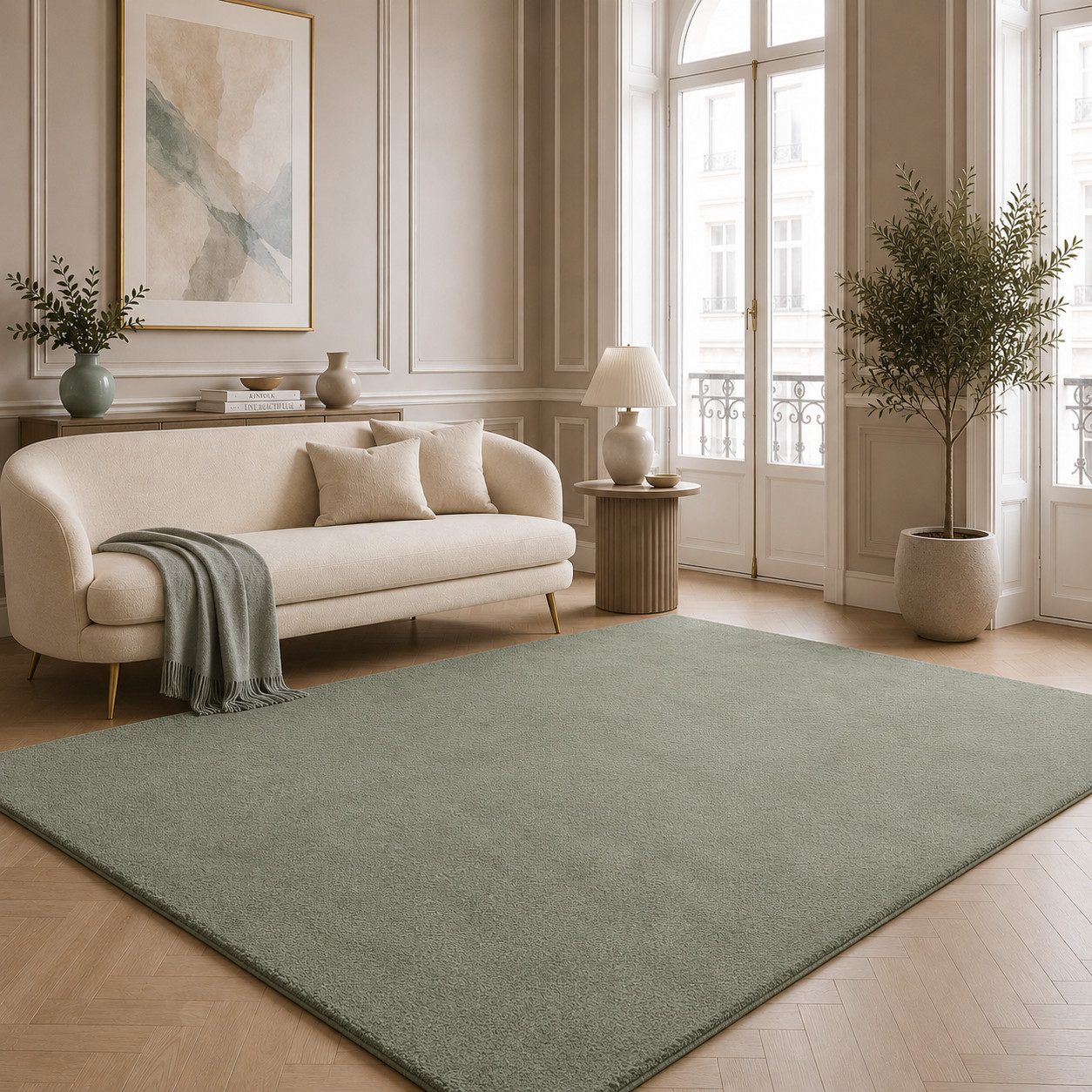 the carpet Teppich kuschelig & Super Soft, Anti-Rutsch Unterseite, rechteckig, Höhe: 16 mm, Waschbar bis 30 Grad, Felloptik, Wohnzimmer Teppich, Kundenliebling
