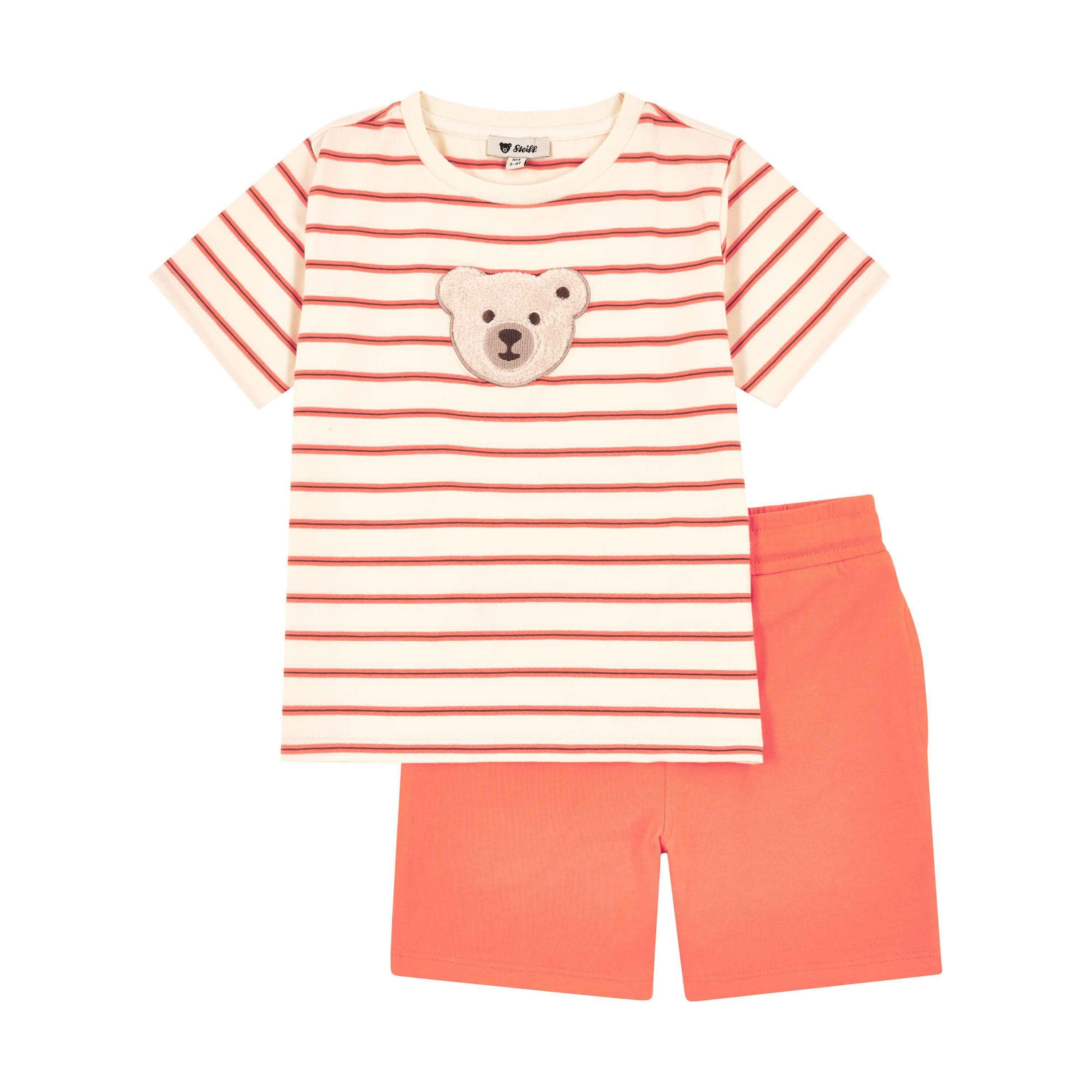 Steiff Softshelljacke Set Shorts + T-Shirt kurzarm