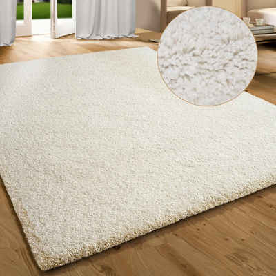 Hochflor-Teppich Shaggy-Teppich Prestige Ivory, Erhältlich in 5 Farben, Teppich, Floordirekt, rechteckig, Höhe: 30 mm, Extra flauschig