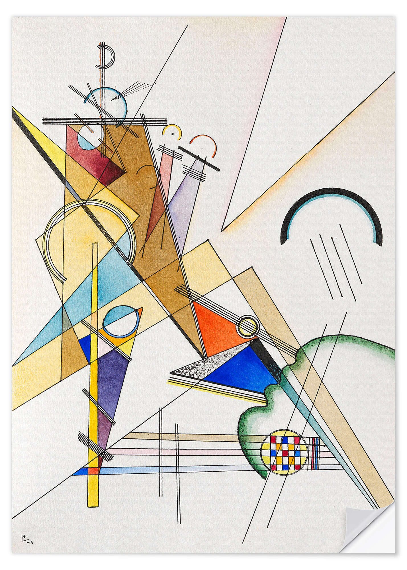 Wandfolie Wassily Kandinsky