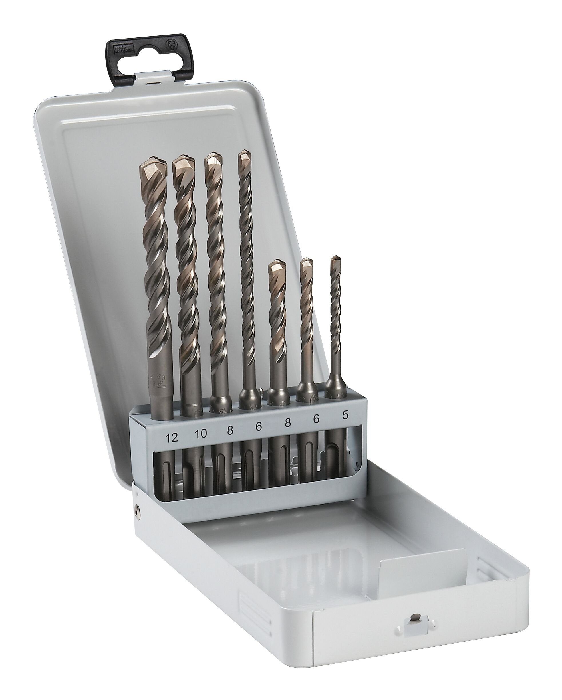 BOSCH Steinbohrer, (7 Teile), Hammerbohrer-Set - 5 - 12 mm, 7-teilig