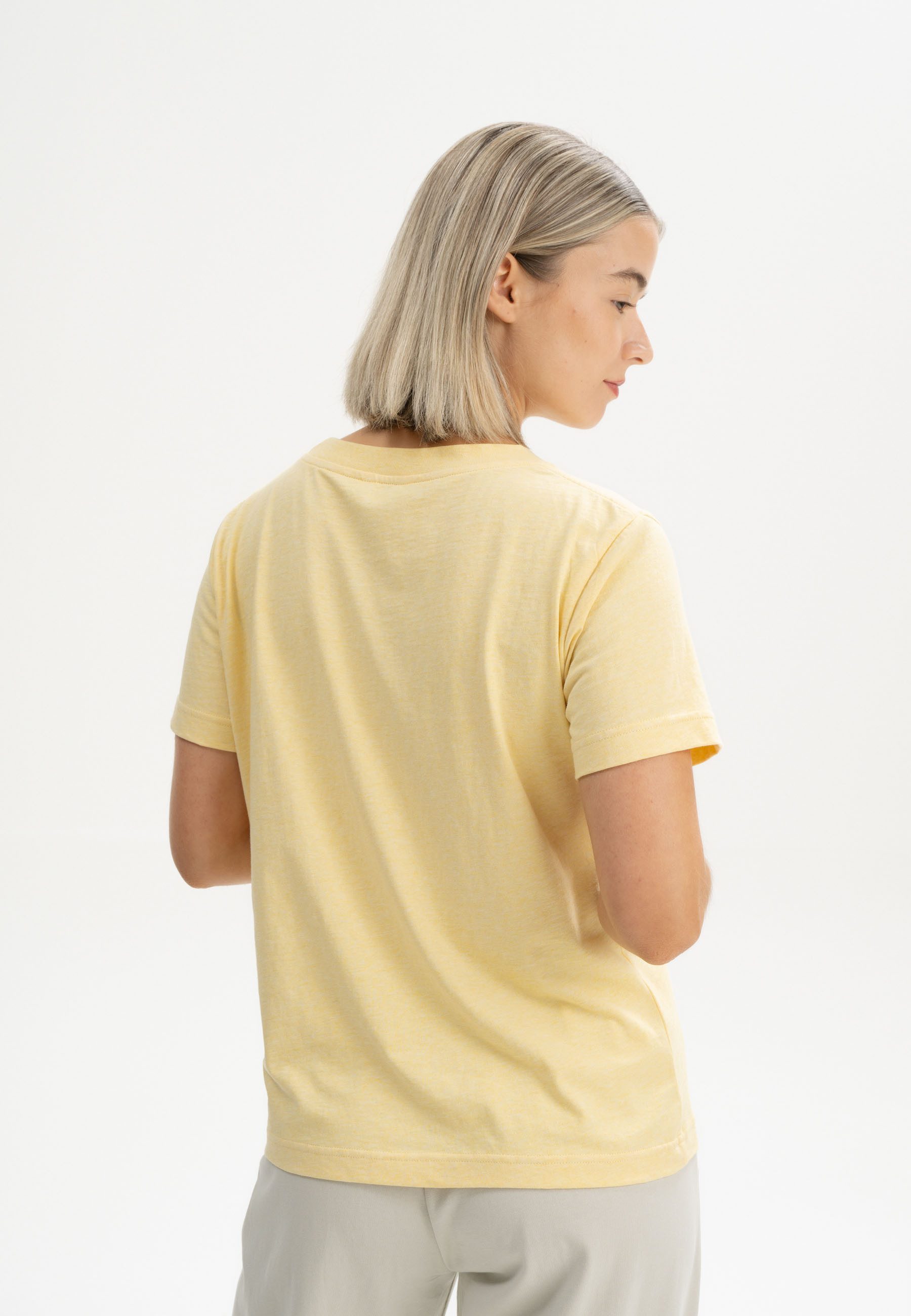 MELA Kurzarmshirt T-Shirt KHIRA Fein gerippter günstig online kaufen