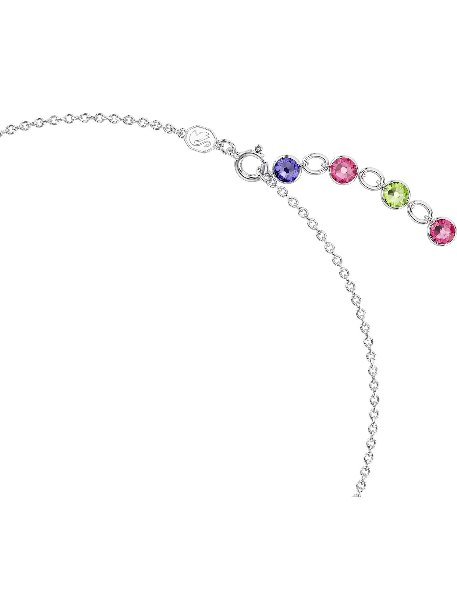 Swarovski Collier Swarovski Damen-Kette Metall Swarovski-Kristall