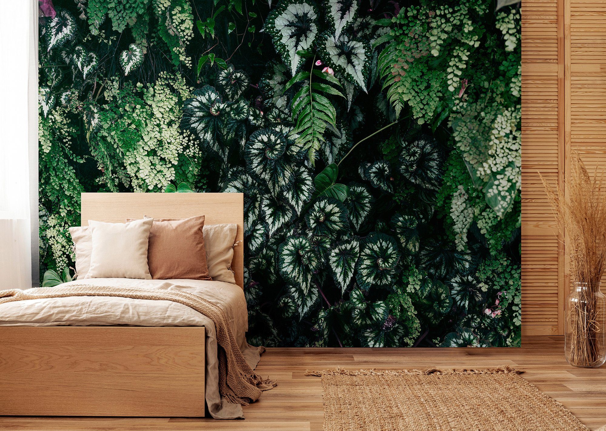 by Wand grün walls glatt, Walls Patel Fototapete Green, Vlies, Deep living