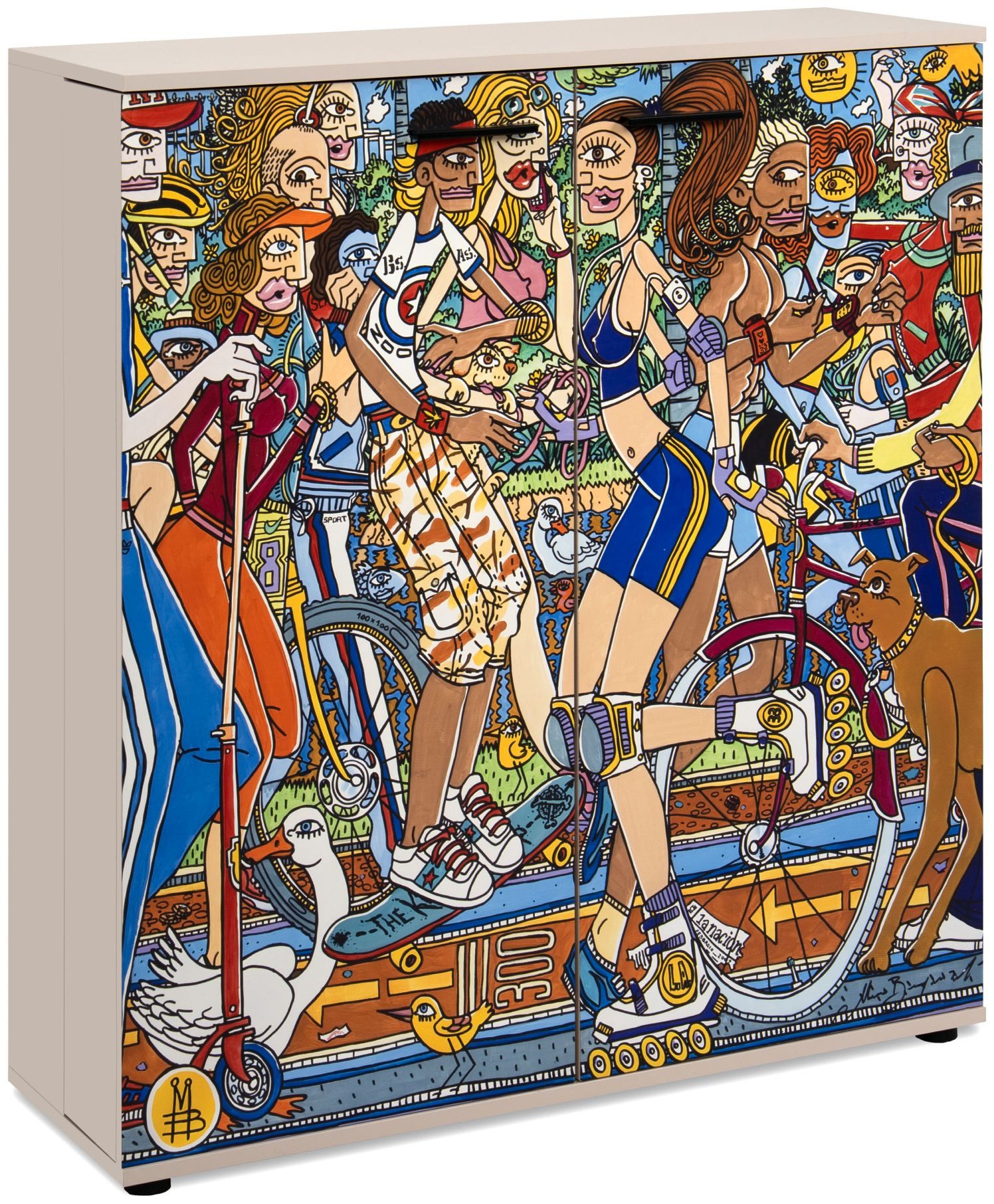 Finori Kommode, samt B x H x T ca. 100 x 110 x 34 cm