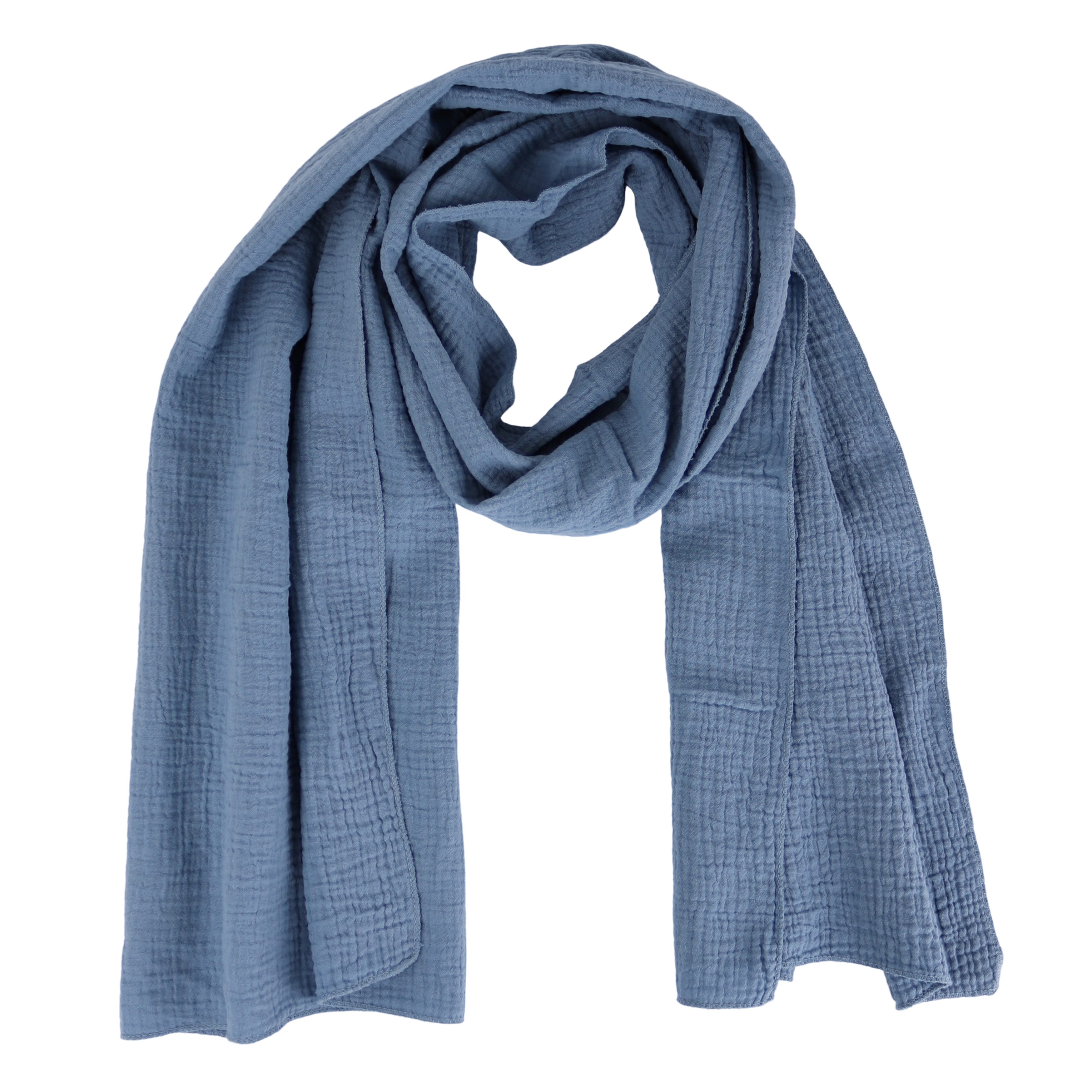 MIRROSI Modeschal weicher Unifarbe Schal 100% Baumwolle, Made in Italy, (Vi günstig online kaufen