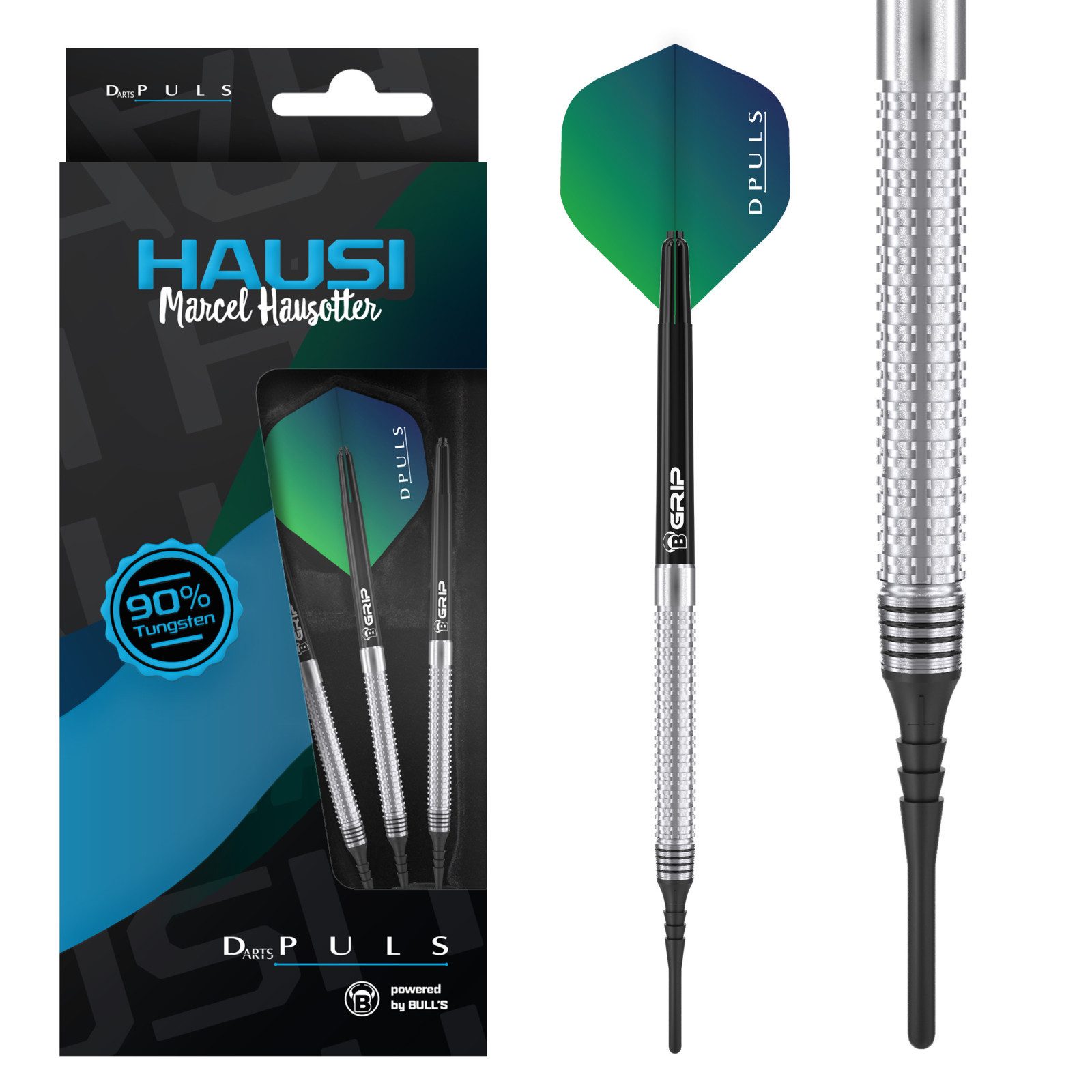 Softdarts DPuls Hausi, Softl Dart, 20 Gramm, 90% Tungsten