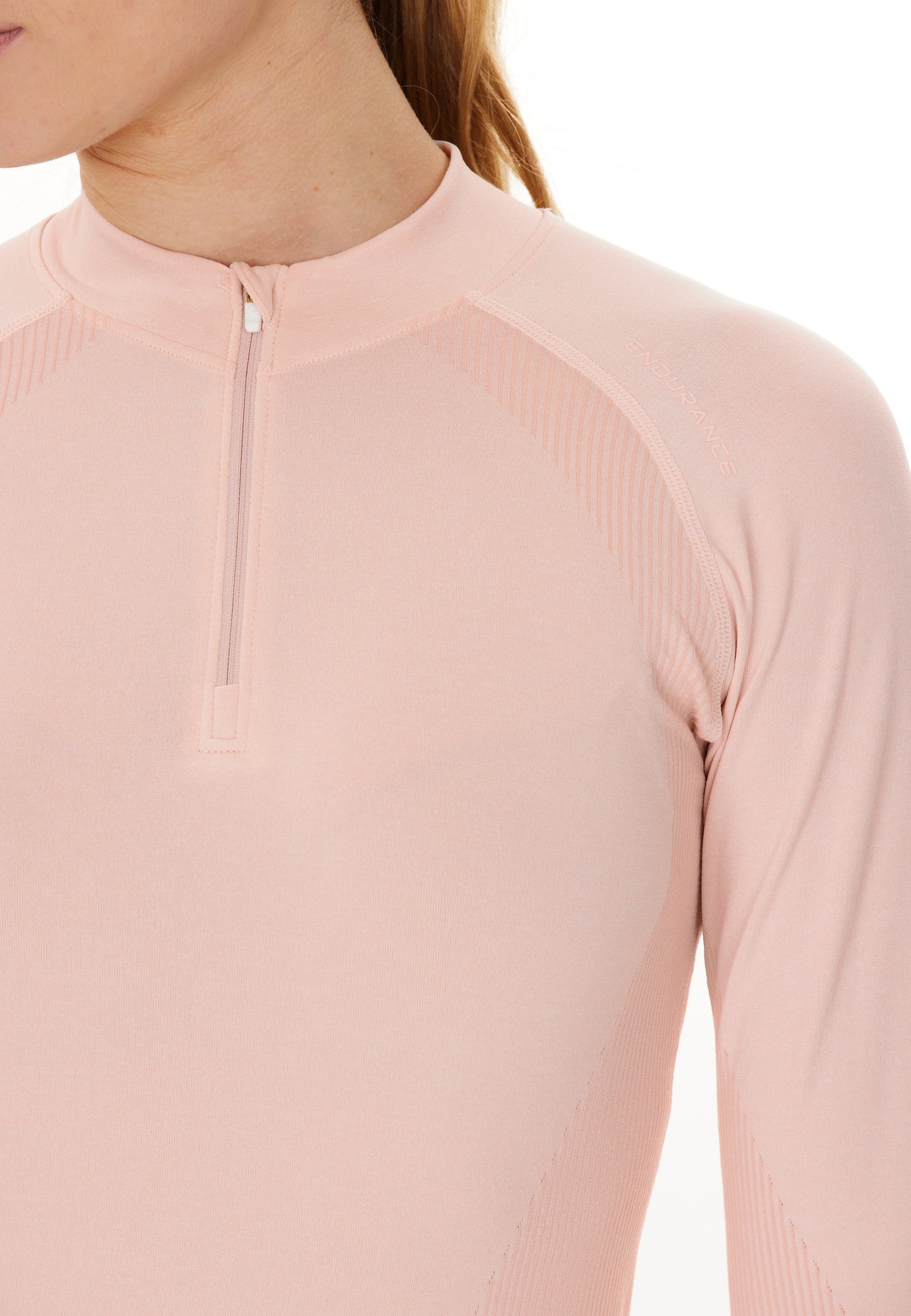 Sportfunktionen rosa HALEN ENDURANCE W mit komfortablen Funktionsshirt