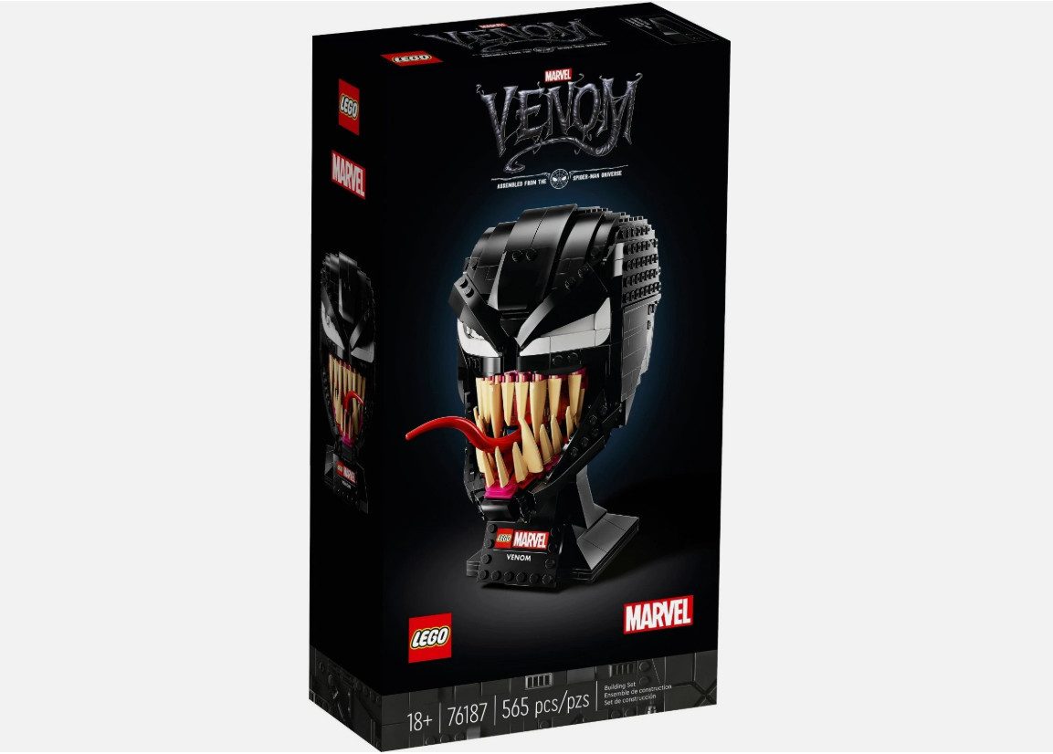 LEGO® 76187 Venom Maske Spider Man Marvel Konstruktionsspielsteine, (565 St günstig online kaufen