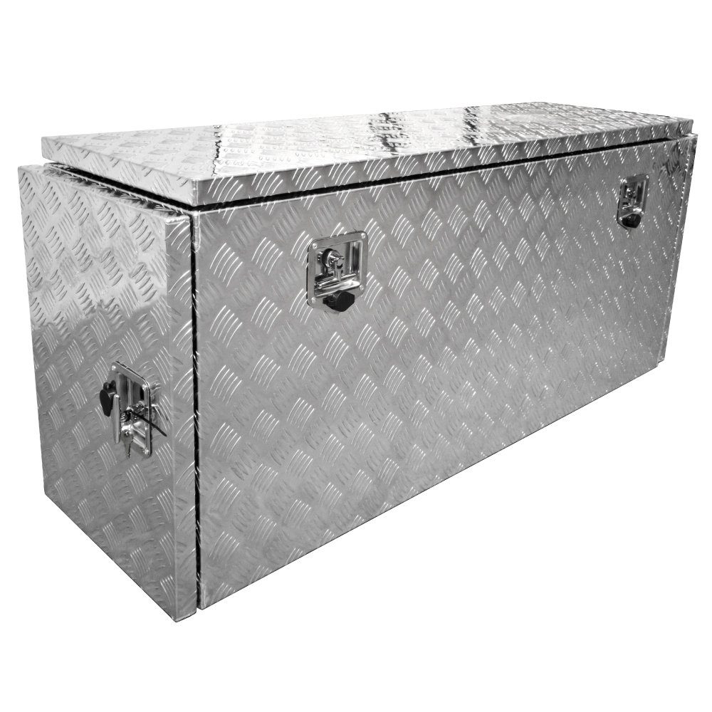 Anhänger-Deichselbox Truckbox Werkzeugkiste Anhängerbox Alubox Deichselbox P402 Aluminium
