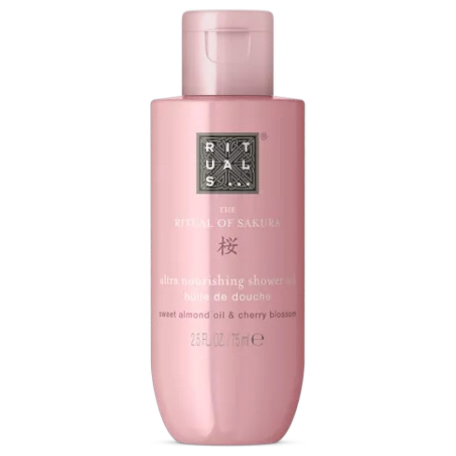 Rituals Duschschaum The Ritual of Sakura Duschöl Shower Oil 75 ml, Zarter Duft von Kirschblüte & Reismilch