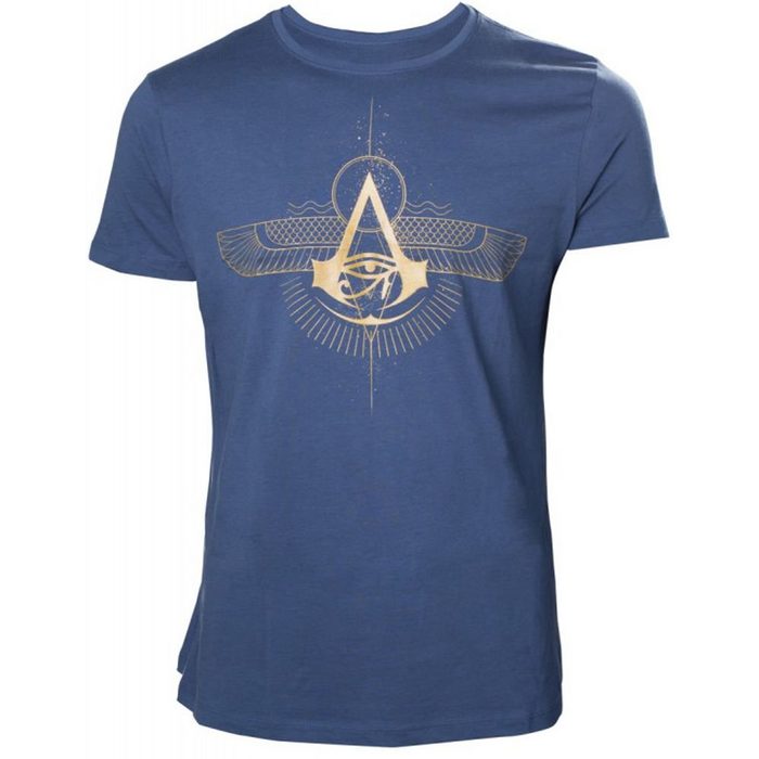 Assassins Creed Print-Shirt ASSASSINS CREED T-Shirt Golden Crest Gamer Zocker Onlinespieler