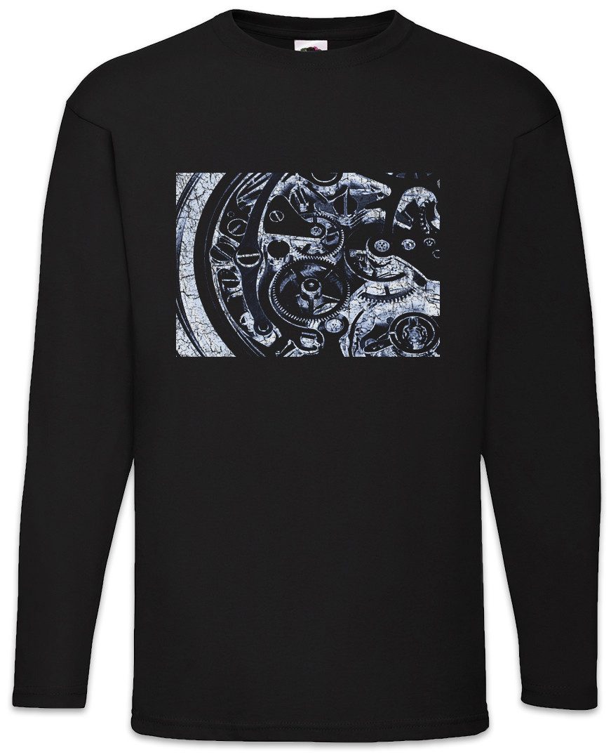 Urban Backwoods Langarmshirt Uhrwerk I Langarm T-Shirt Uhr Uhrmacher Clockwork Uhren Watchmler (1-tlg) Mechaniker Mechanik Collector Technologie