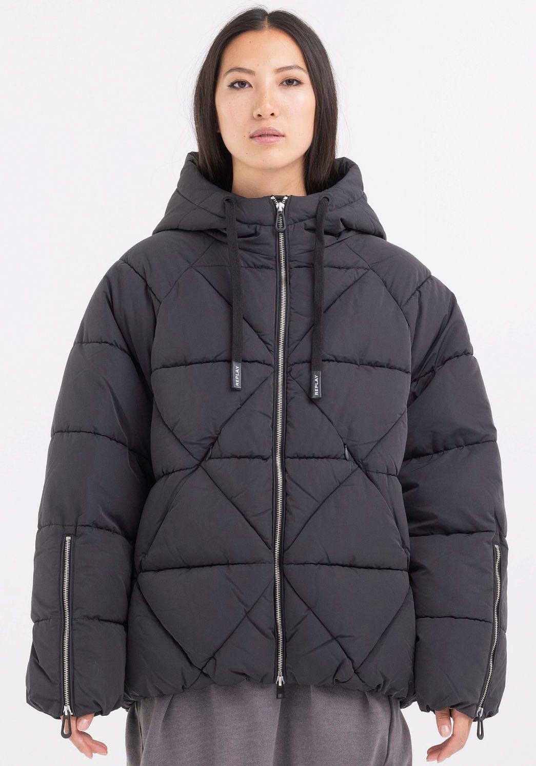 Winterjacke Replay black